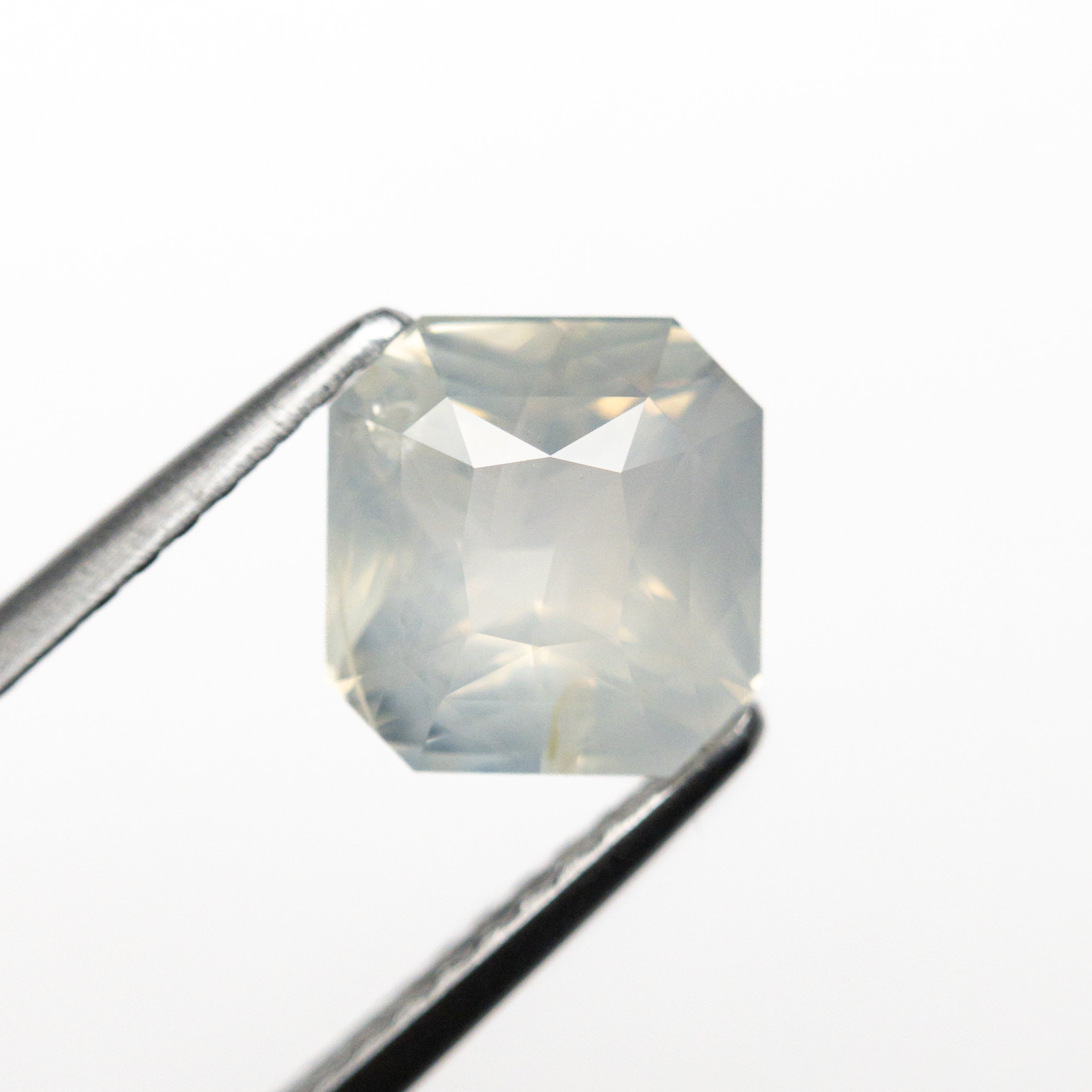 2.56ct Natural Blue Sapphire Gemstone - 7.24x6.91x5.00mm Square Brilliant Cut with Beveled Corners for Engagement Rings & Fine Jewelry Making