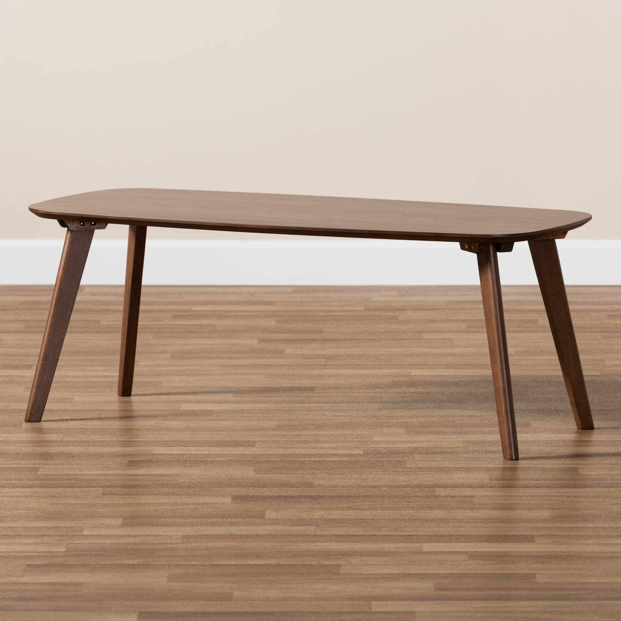 Baxton Studio Modern Walnut Coffee Table - Mid-Century Design for Living Room, Office & Lounge - Perfect for Home Decor & Entertaining