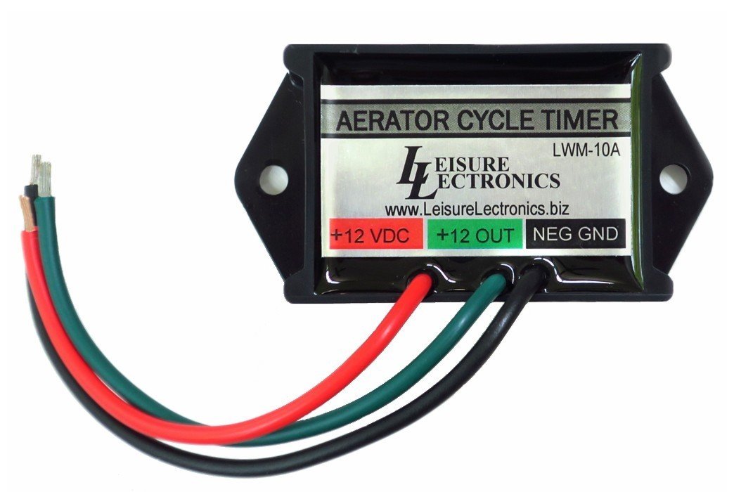 12V Automatic Livewell Timer Aerator Pump for Boats - Oxygenates Bait Tanks & Keeps Fish Alive Longer - Perfect for Fishing, Marine Use & Boat Accessories
