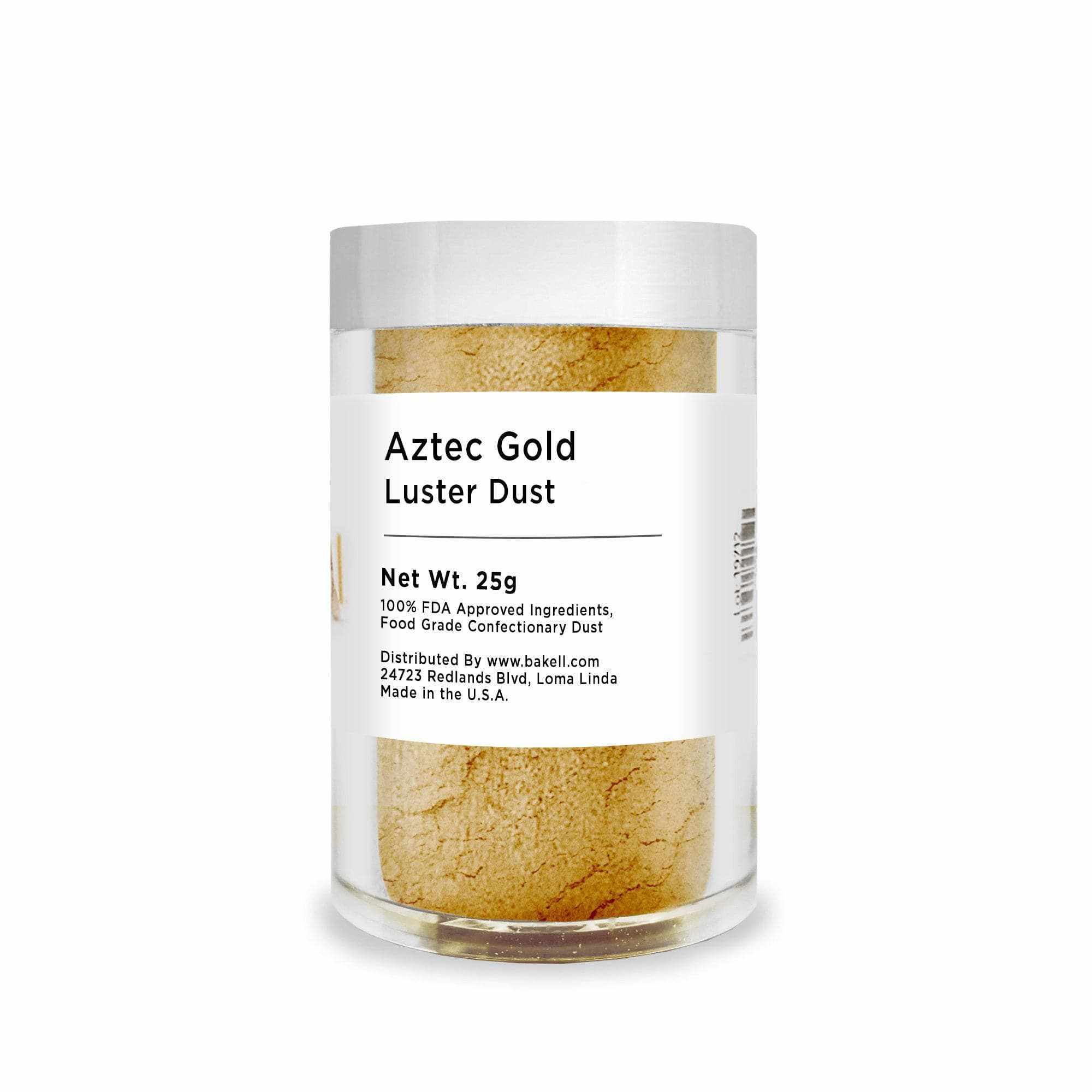 Aztec Gold Luster Dust Edible - 24K Gold Food Grade Shimmer Powder for Cake Decorating, Cookies, Cupcakes & Chocolate - Perfect for Baking, DIY Desserts & Party Treats