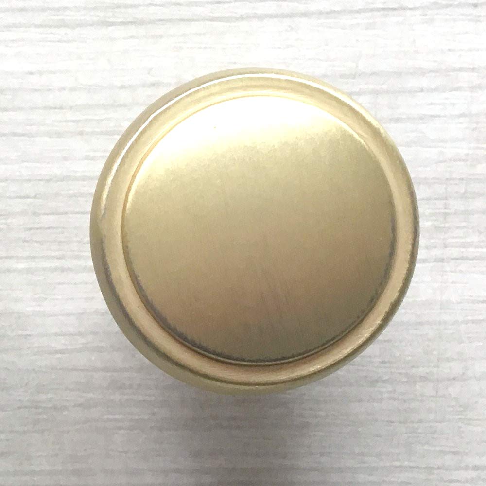 Vintage Brushed Brass Drawer Knobs & Cabinet Pulls - Elegant Dresser Handles for Kitchen Cabinets, Wardrobes & Furniture - Perfect for Home Renovation & DIY Projects
