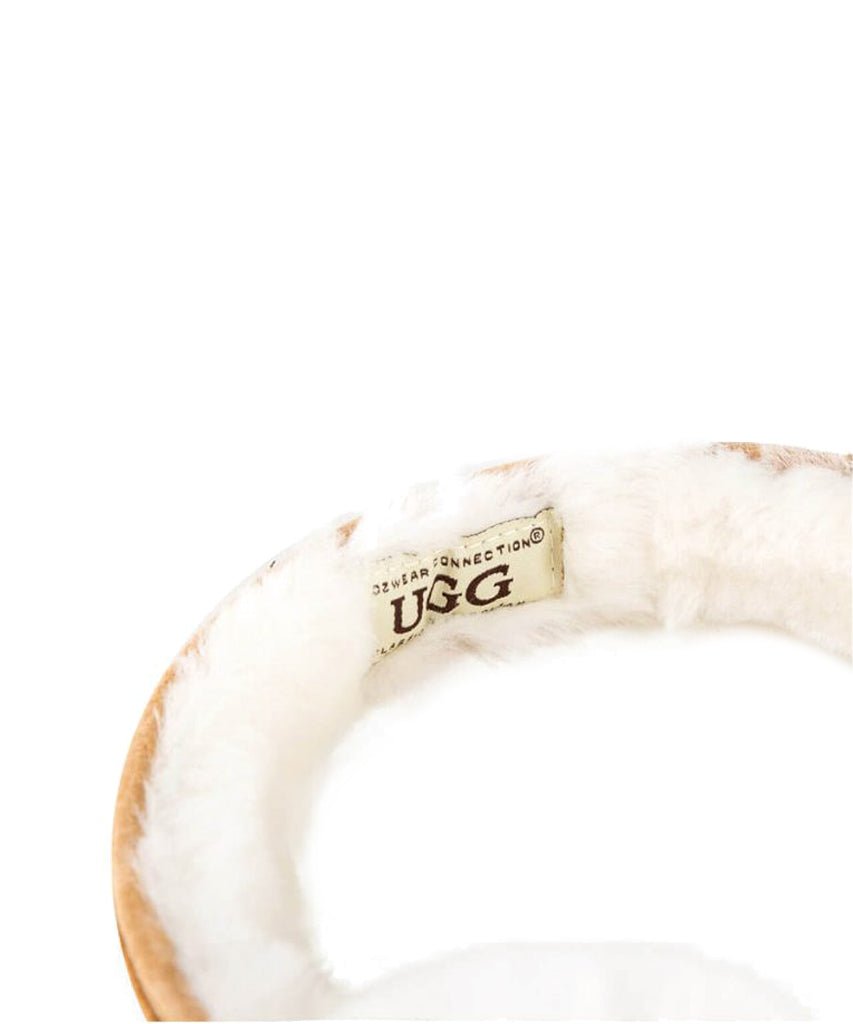 UGG Earmuffs for Women & Men - Soft Fleece Winter Ear Warmers - Cozy & Comfortable for Cold Weather, Outdoor Activities, and Snow Sports