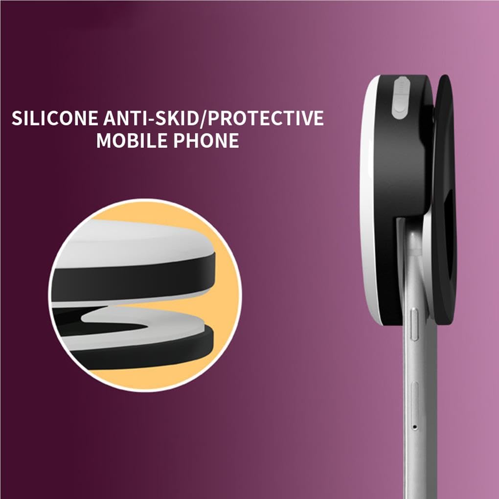 2-Pack Selfie Ring Light with Stand - Portable Phone Ring Light for Makeup, YouTube Videos & Live Streaming - Easy Install White Beauty Lighting for iPhone & Android