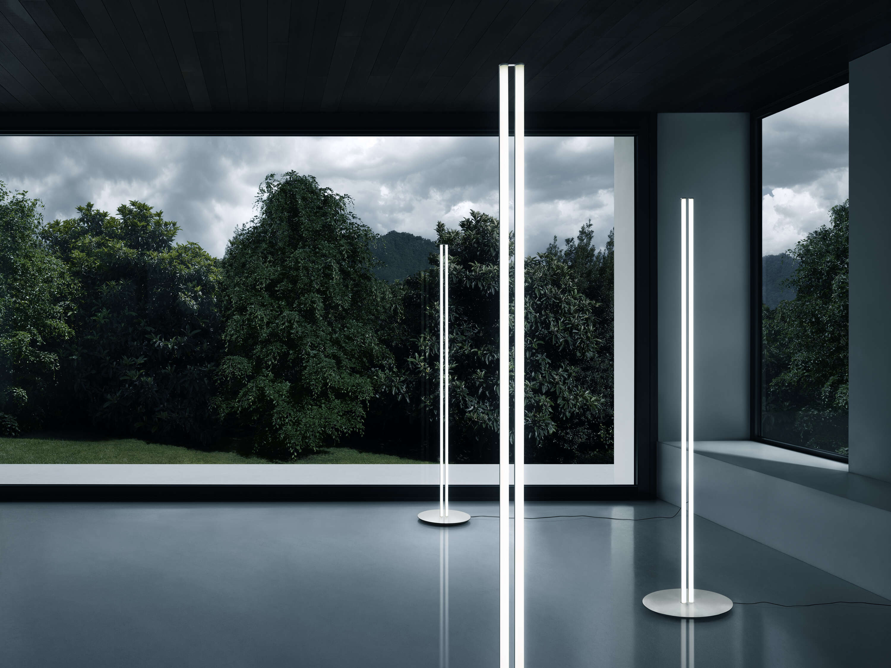 Coordinates F Floor Lamp - Modern LED Standing Light with Adjustable Brightness for Living Room, Bedroom, or Office - Perfect for Reading, Working, and Relaxing