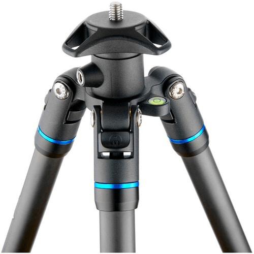 3 Legged Thing Punks Brian 2.0 Carbon Fiber Tripod with AirHed Neo 2.0 Ball Head (Blue) - Lightweight Professional Camera Tripod for Travel, Photography & Videography