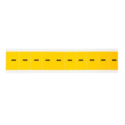 Brady 1530-DSH 15336 15 Series Indoor/Outdoor Number & Letter Cards - Pack of 50 - Durable for Warehouse, Office & Industrial Labeling