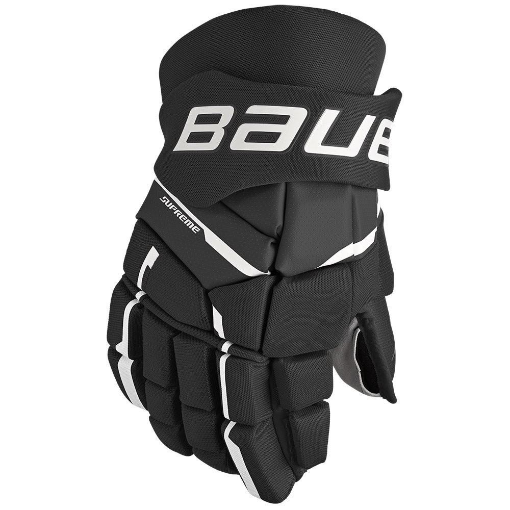 Bauer Supreme M3 Intermediate Ice Hockey Gloves - Protective Hockey Gear for Youth & Adult Players - Perfect for Ice Rink Games & Practice Sessions