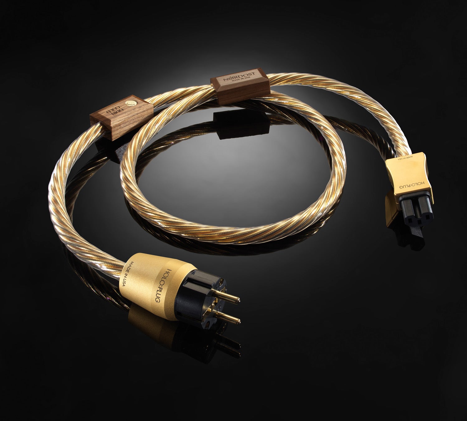 Nordost Odin Gold Power Cord - Premium Audio Power Cable for High-End Stereo Systems & Home Theater - Perfect for Audiophiles & Music Enthusiasts