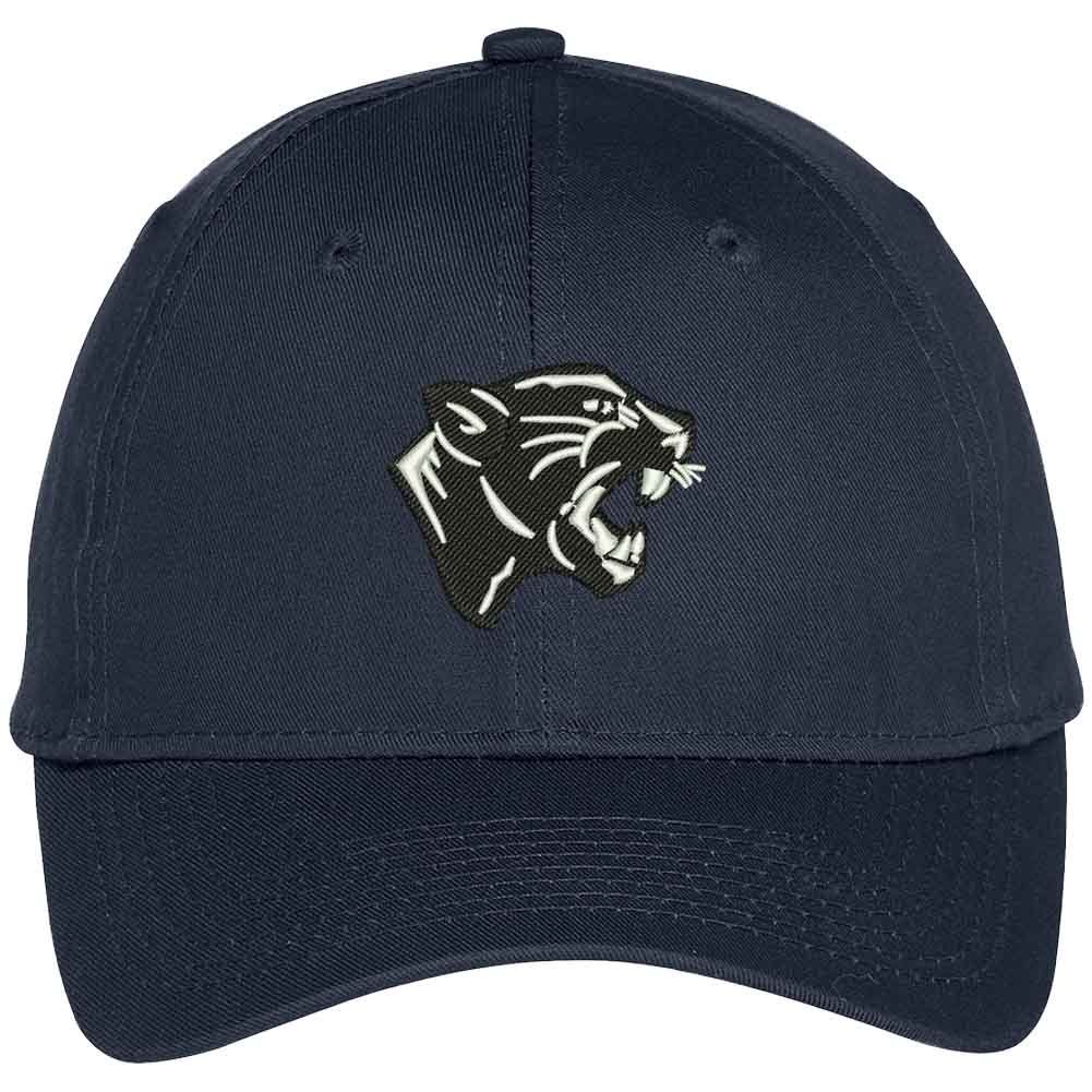 Trendy Black Panther Embroidered Baseball Cap for Men & Women - Stylish Superhero Snapback Hat - Perfect for Cosplay, Comic Con, and Everyday Wear - Navy Blue