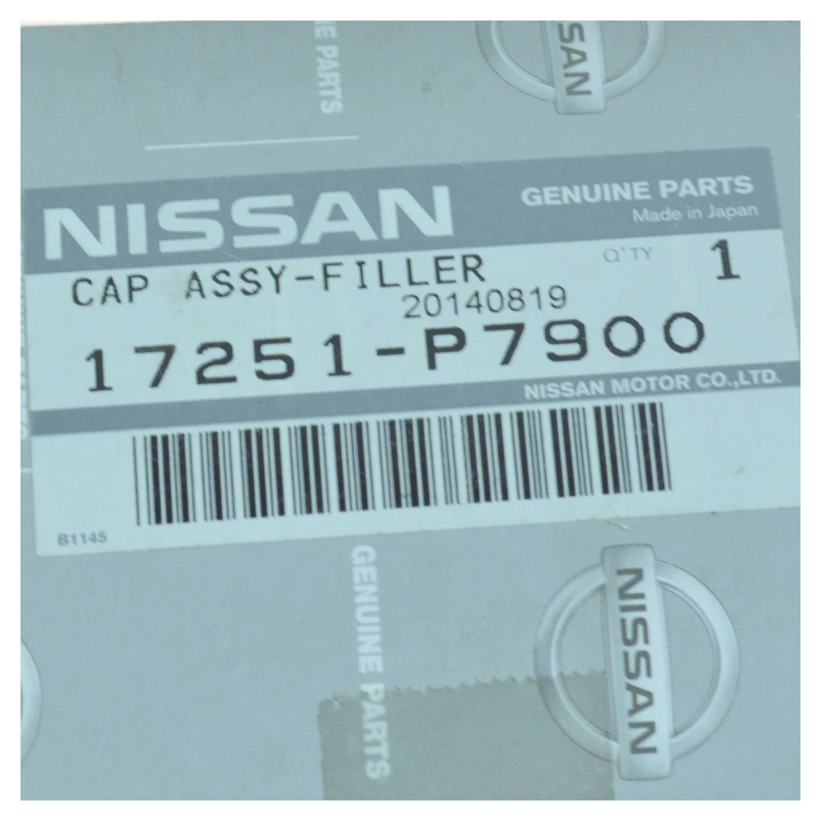 Locking Fuel Gas Filler Cap with Key Set - Compatible with Nissan 280ZX 1979-1983 - Anti-Theft Security Gas Cap Replacement - Perfect for Classic Car Restoration & Vintage Vehicle Protection