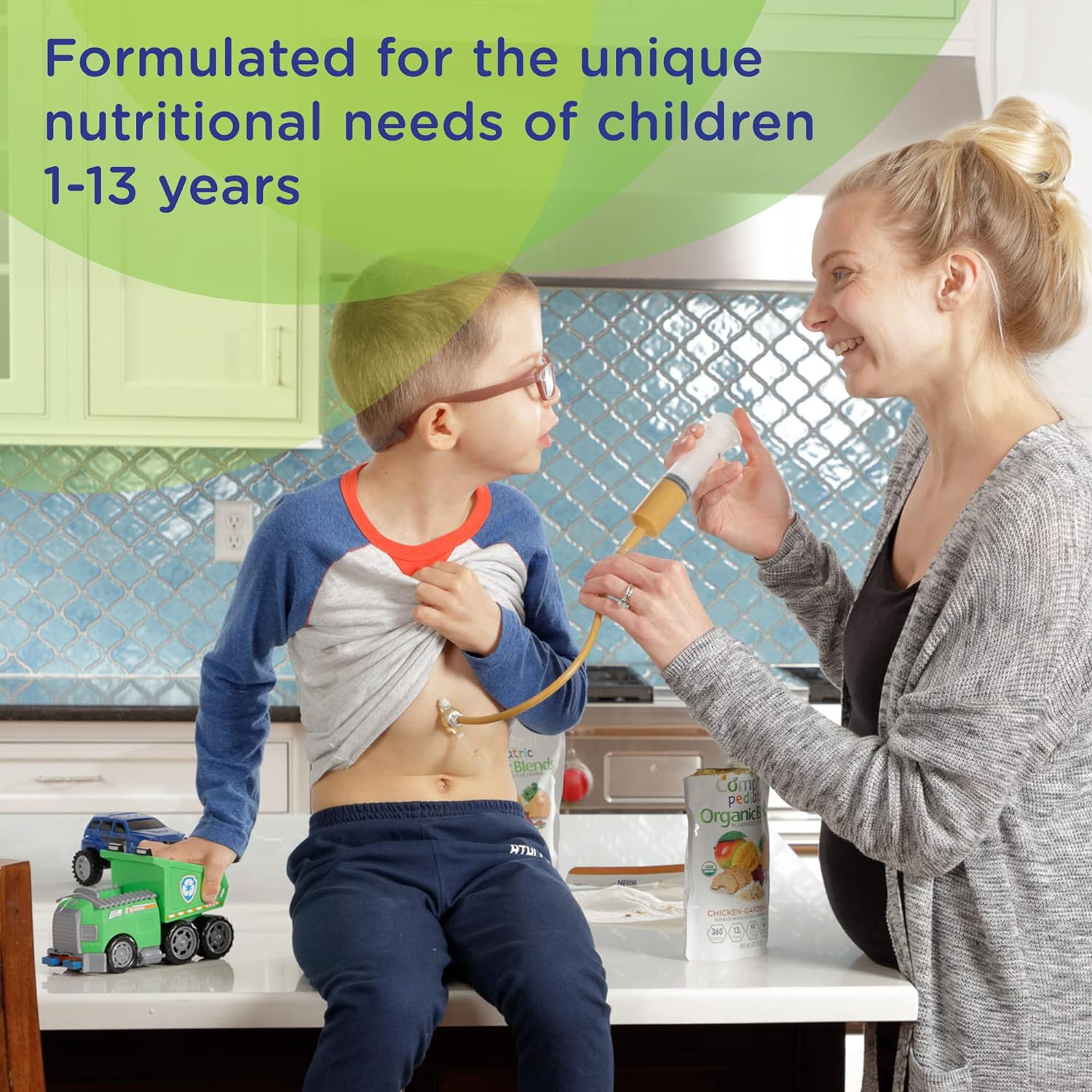 COMPLEAT Pediatric Organic Blends - Plant-Based Nutrition for Babies & Toddlers, 10.1 fl oz | Easy-to-Digest Vegan Baby Food for On-the-Go Feeding & Mealtime Convenience