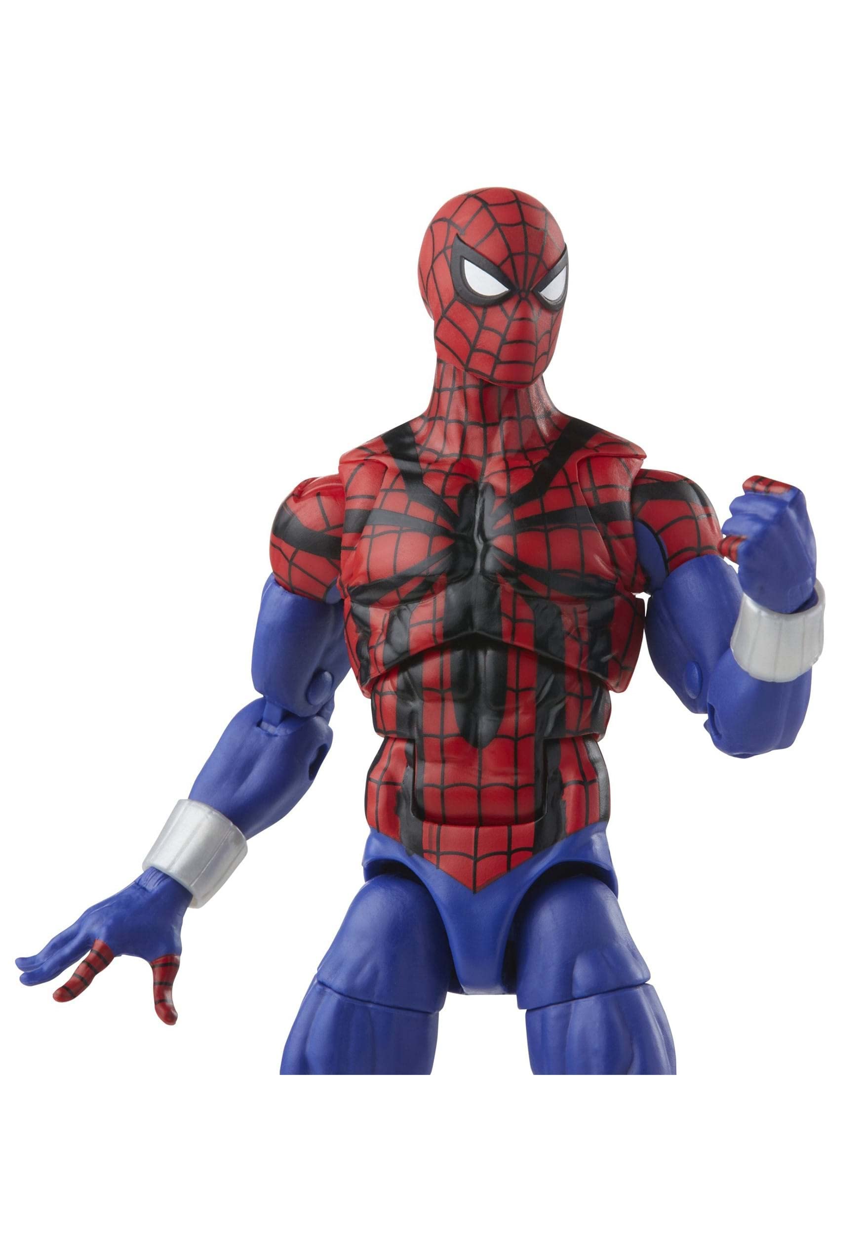 Spider-Man Marvel Legends Series 6-inch Ben Reilly Action Figure Toy with 5 Accessories (4 Hands + Web FX) | Collectible Superhero Figure for Display & Play | Perfect for Marvel Fans, Gift Giving & Action Figure Collections