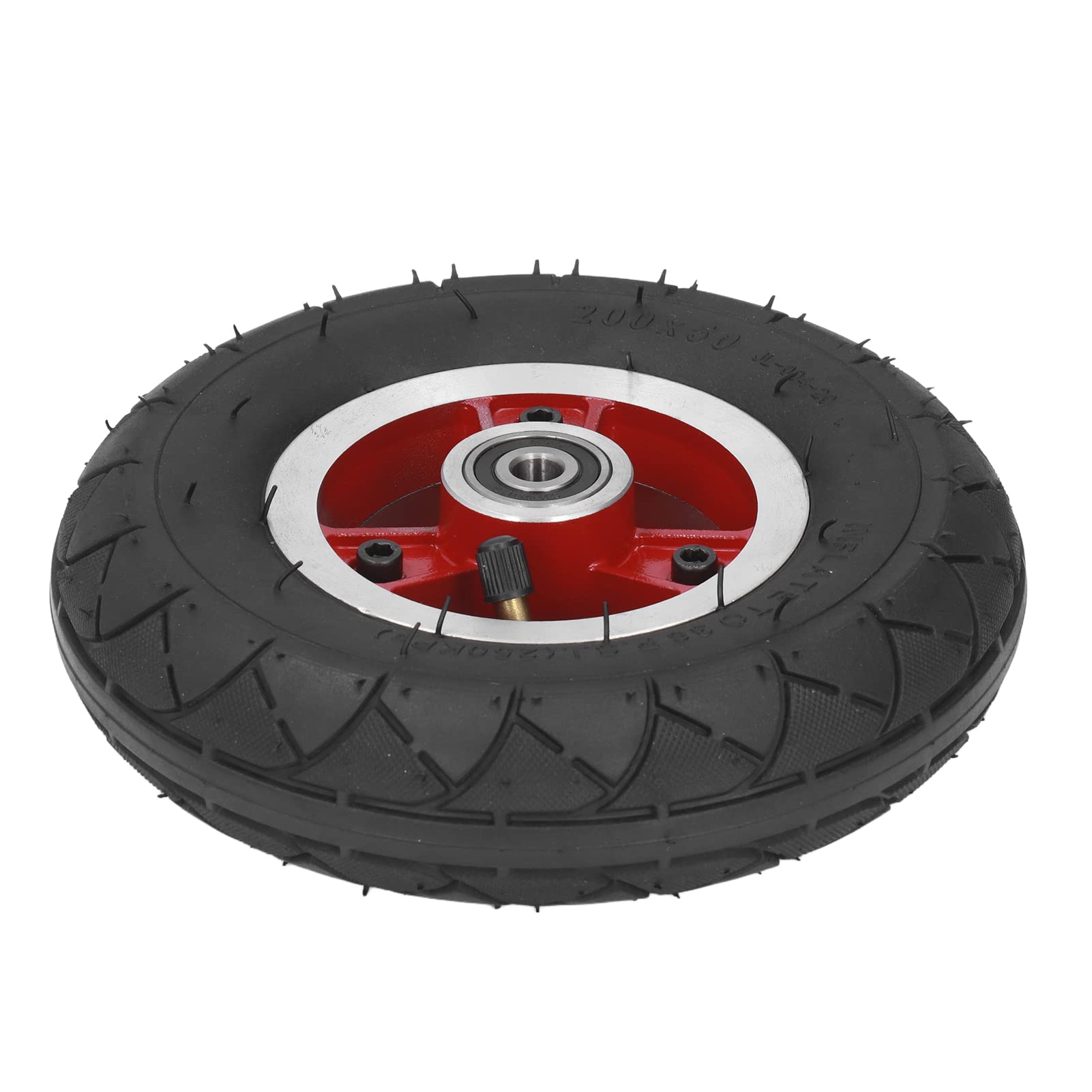 8 Inch Electric Scooter Solid Wheels - 200x50mm Explosion-Proof Non-Skid Tires with Alloy Hub - Perfect for Commuting, Campus Travel & Urban Mobility