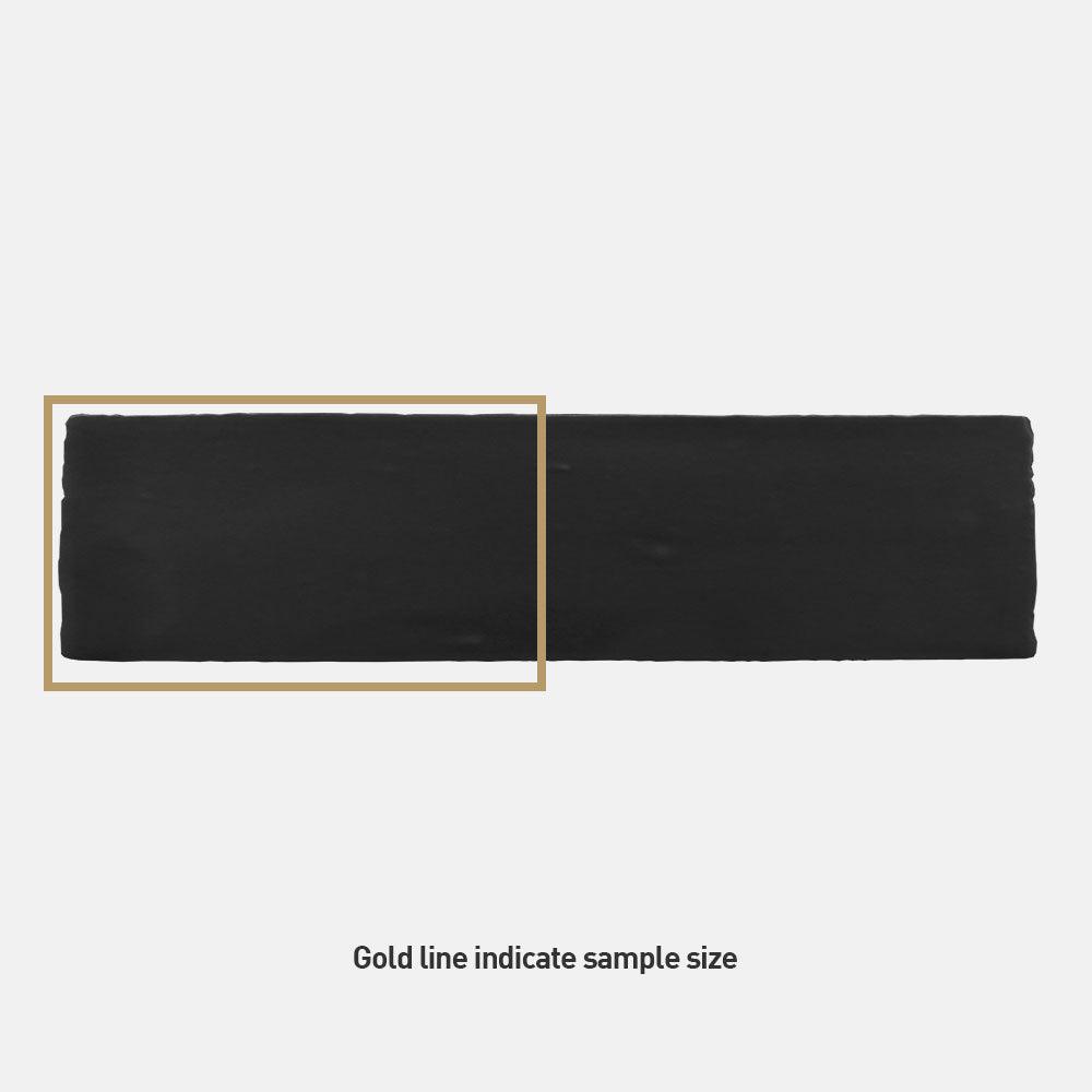 Premium Columbus Nero 75x300 Matte Subway Tile - Classic Ceramic Wall & Backsplash Tile for Kitchen, Bathroom, and Shower Renovation