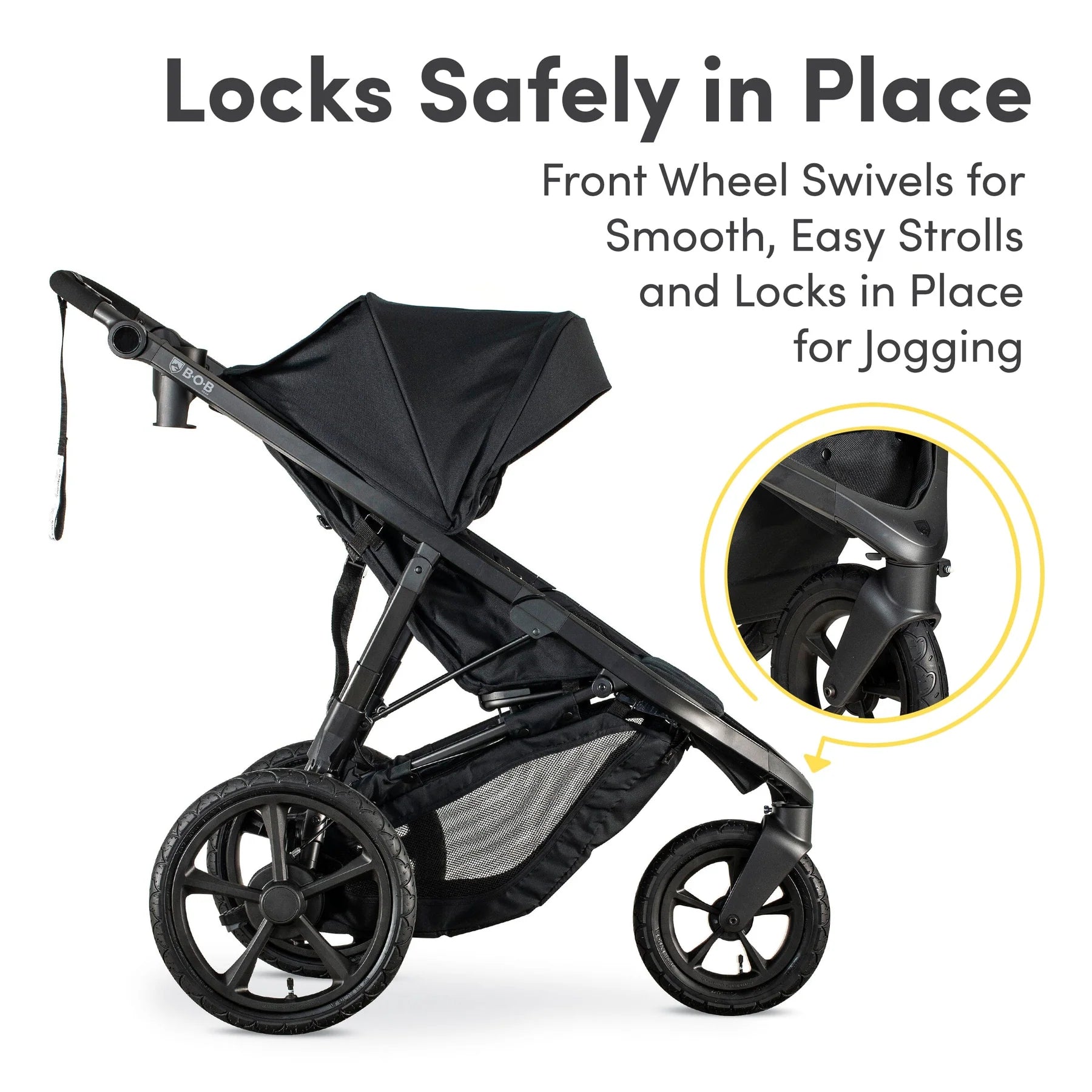 BOB Wayfinder Jogging Stroller - Lightweight All-Terrain Running Stroller for Active Parents | Perfect for Outdoor Adventures, Fitness Runs & Daily Walks