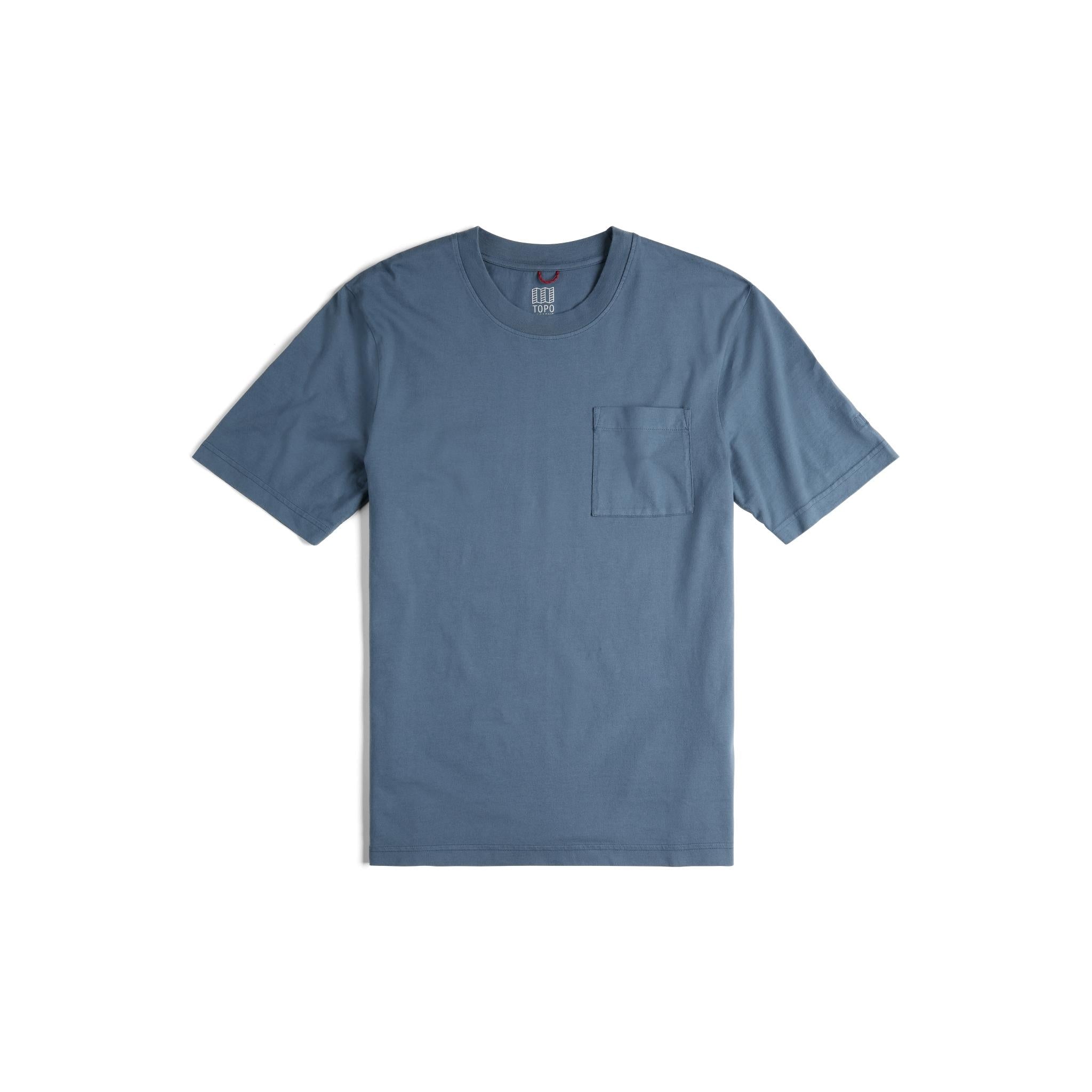Dirt Pocket Tee for Men - Comfortable Cotton T-Shirt with Chest Pocket - Perfect for Casual Wear, Outdoor Activities & Everyday Use