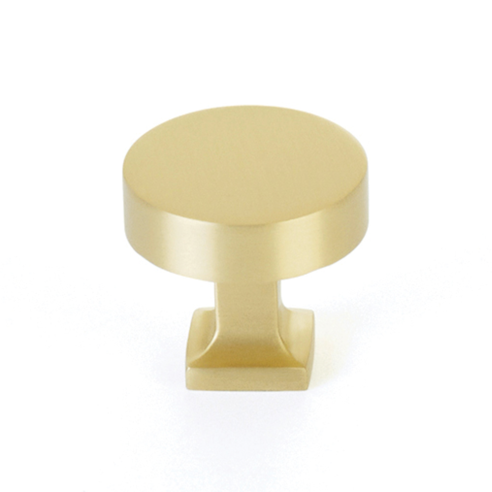 Premium Satin Brass Cabinet Knobs & Pulls - Vintage Style Drawer Handles for Kitchen & Bathroom Cabinets - Durable Cabinet Hardware for Home Renovation & Furniture Upgrade