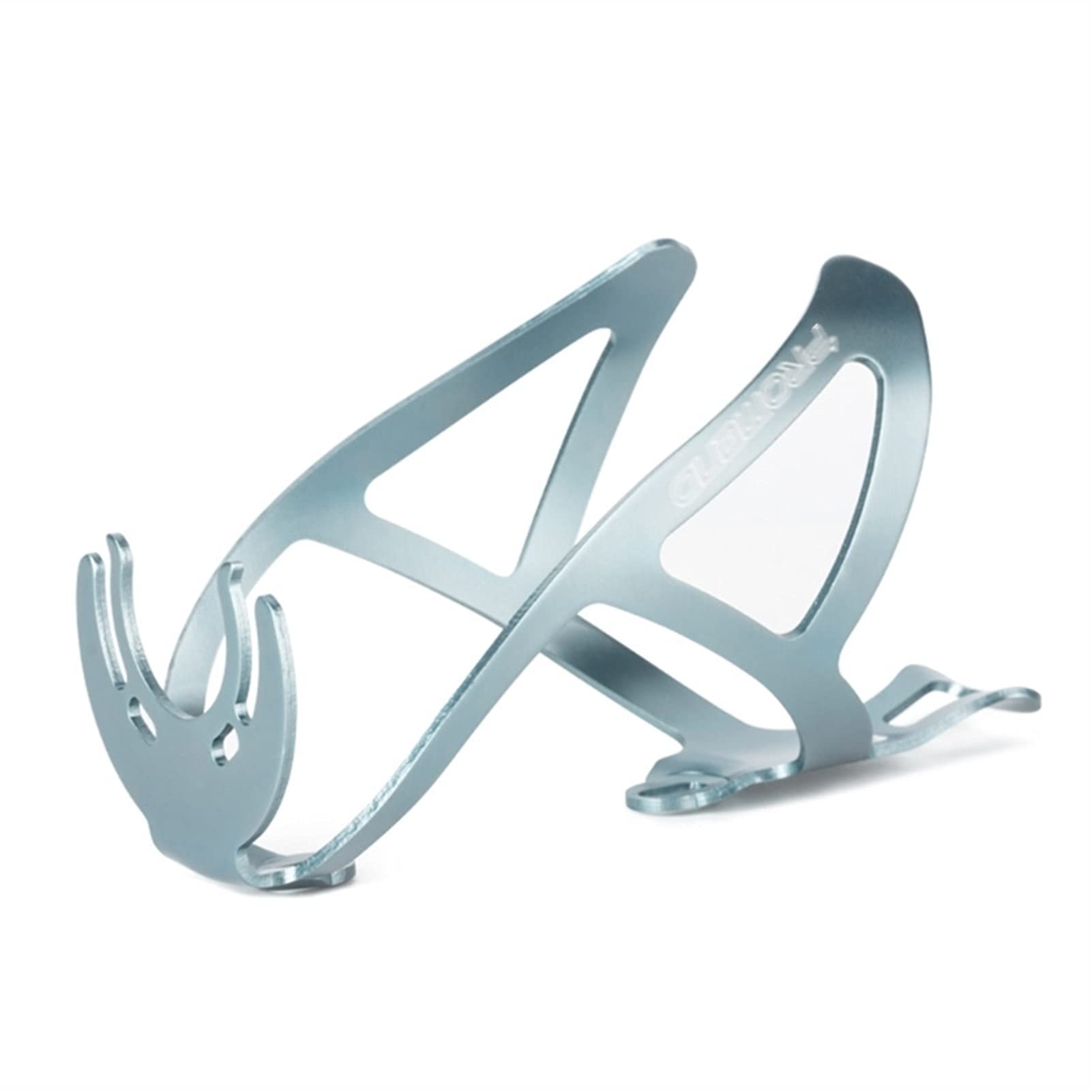 Aluminum Bike Water Bottle Cage - Lightweight & Durable for Road Cycling & E-Bikes (Blue Gray) - Easy Install