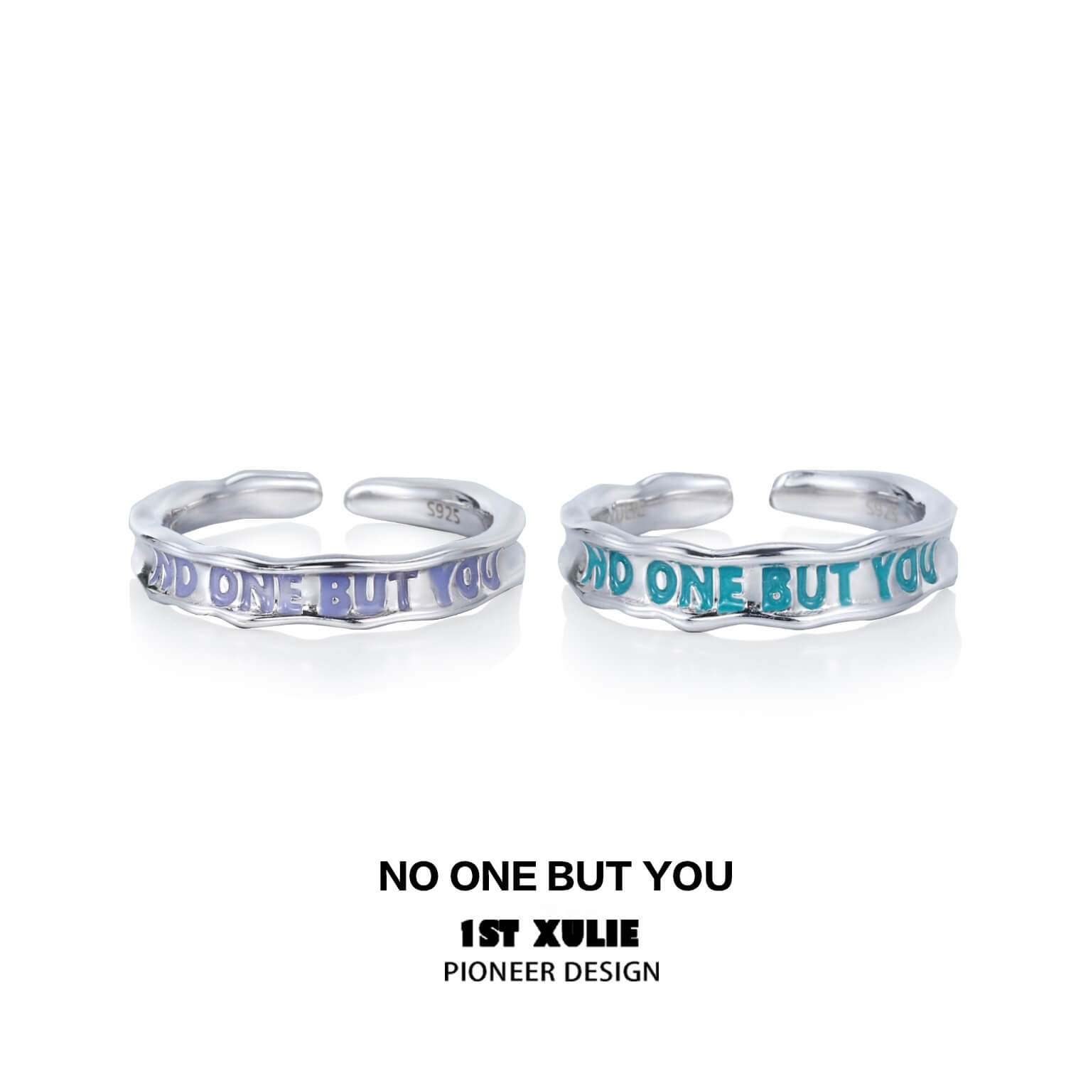 Rose Believer S925 Sterling Silver No One But You Rings™ - Elegant Promise & Wedding Bands for Women, Couples & Engagement Gifts