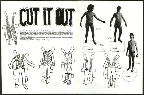 DH 002 Doublehappys Cut It Out (1985) - Vintage Punk Rock Album - Perfect for Music Collectors & 80s Nostalgia Lovers