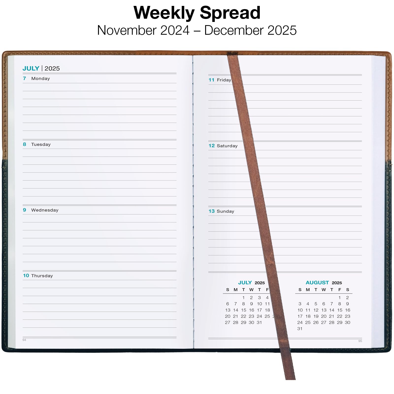 2025 Weekly & Monthly Planner Calendar - 5