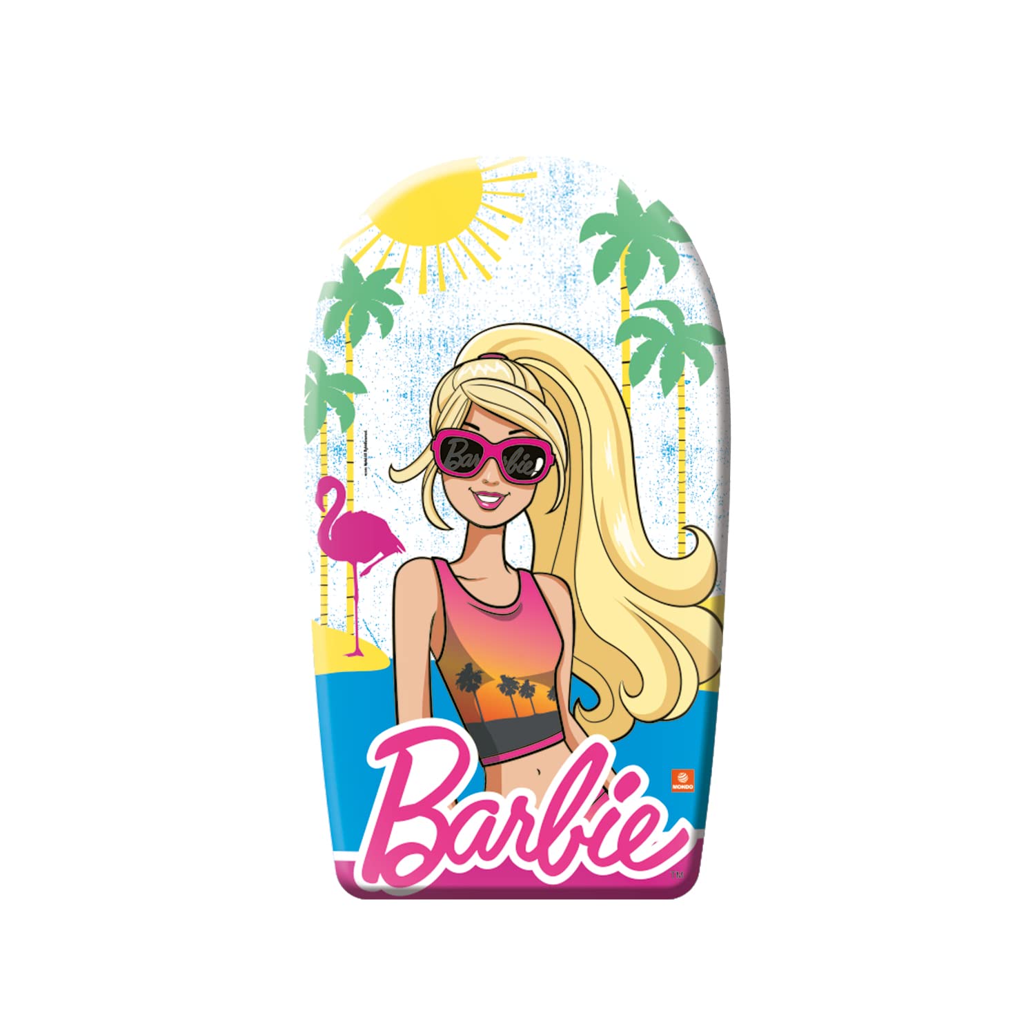Barbie Body Board Surfboard for Kids - 84cm/33 Inch Inflatable Beach Toy for Girls - Perfect for Pool, Ocean & Summer Water Play