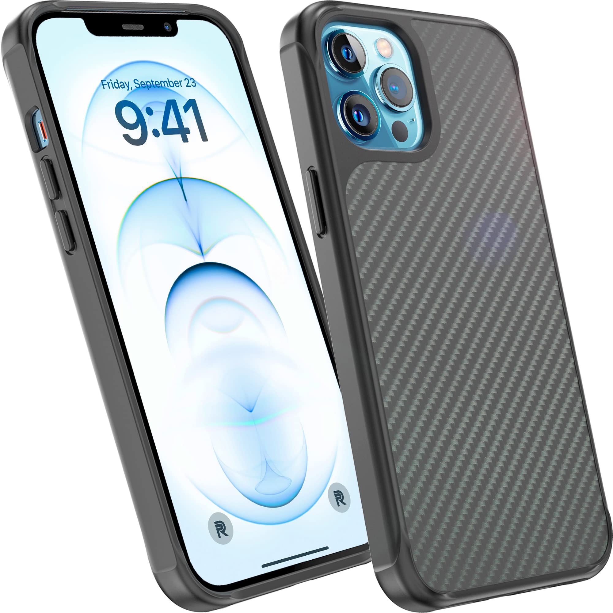 REBEL iPhone 12 Pro Max Case [Gen-2 Aramid Fiber] - MagSafe Compatible, Shockproof, Slim Protective Cover for 6.7