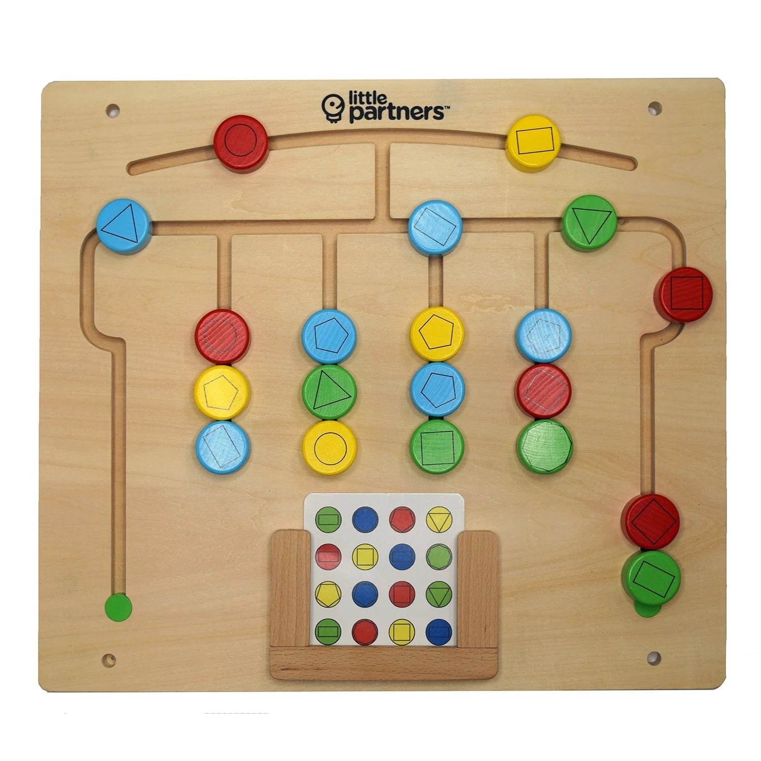 Little Partner Developmental Activity Boards - Montessori Sensory Toys for Toddlers & Kids - Perfect for Early Learning & Fine Motor Skills Development at Home or Classroom