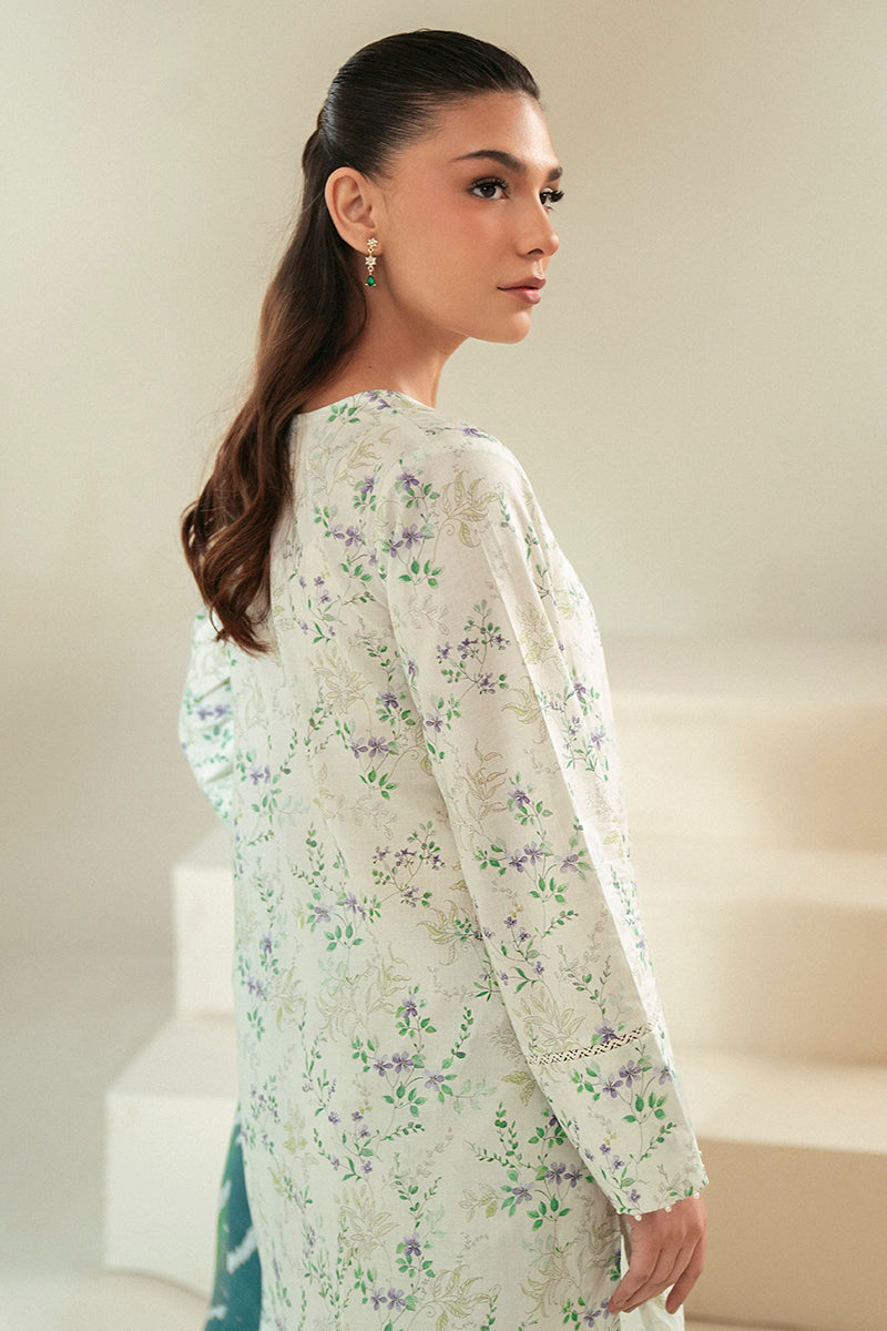 Laurel Mint 3-Piece Lawn Suit for Women - Elegant Summer Outfit for Garden Parties, Weddings & Outdoor Events