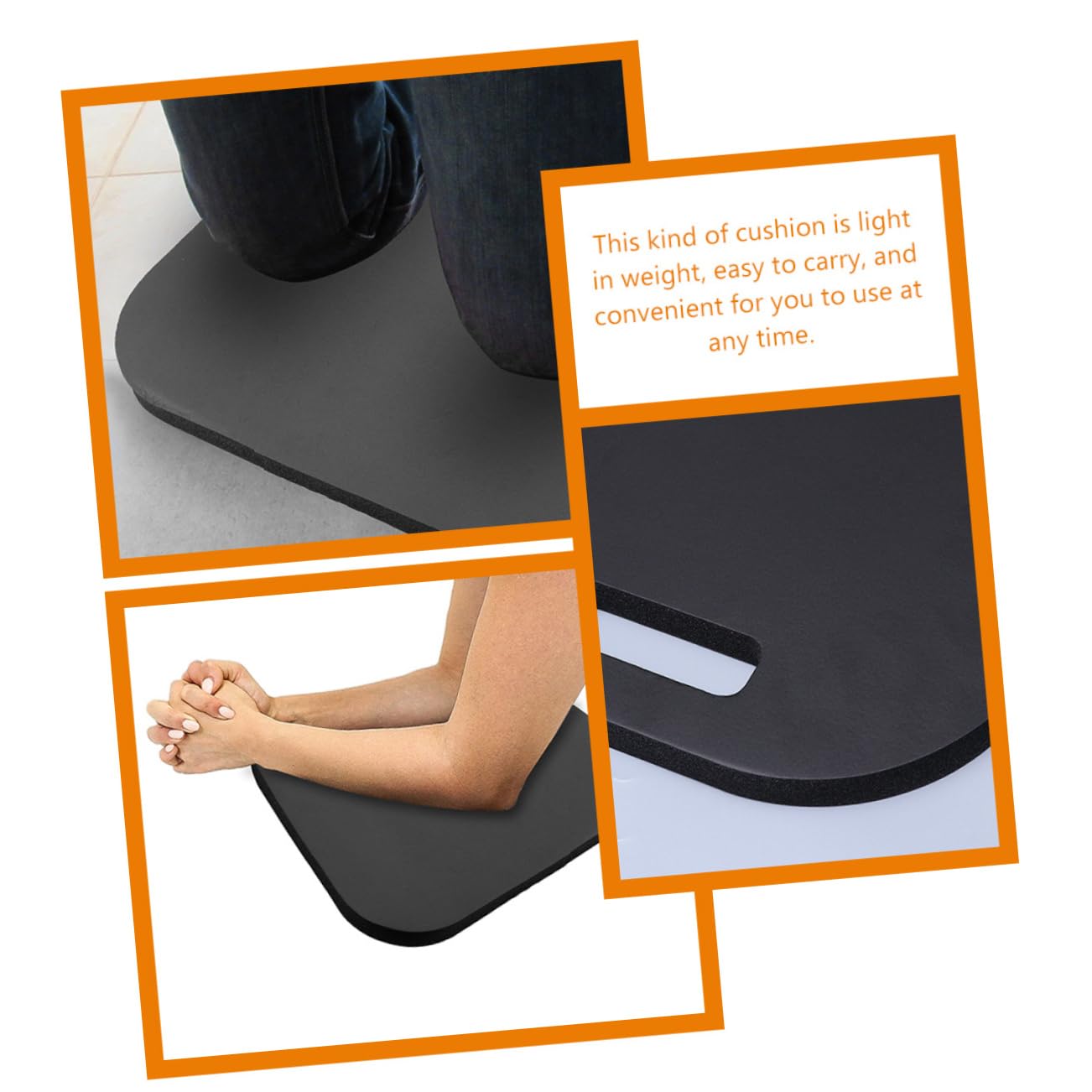 Kisangel Knee Brace 4pcs - EVA Foam Knee Pads for Gardening, Sports & Work - Comfortable Kneeling Mat for Outdoor Activities, Construction, Cleaning & Yoga Accessories