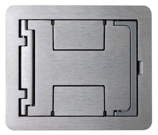 Wiremold FPBT-CNK D/C Aluminum Flanged Cover - Durable Electrical Box Cover for Home & Commercial Wiring - Perfect for Indoor and Outdoor Installations