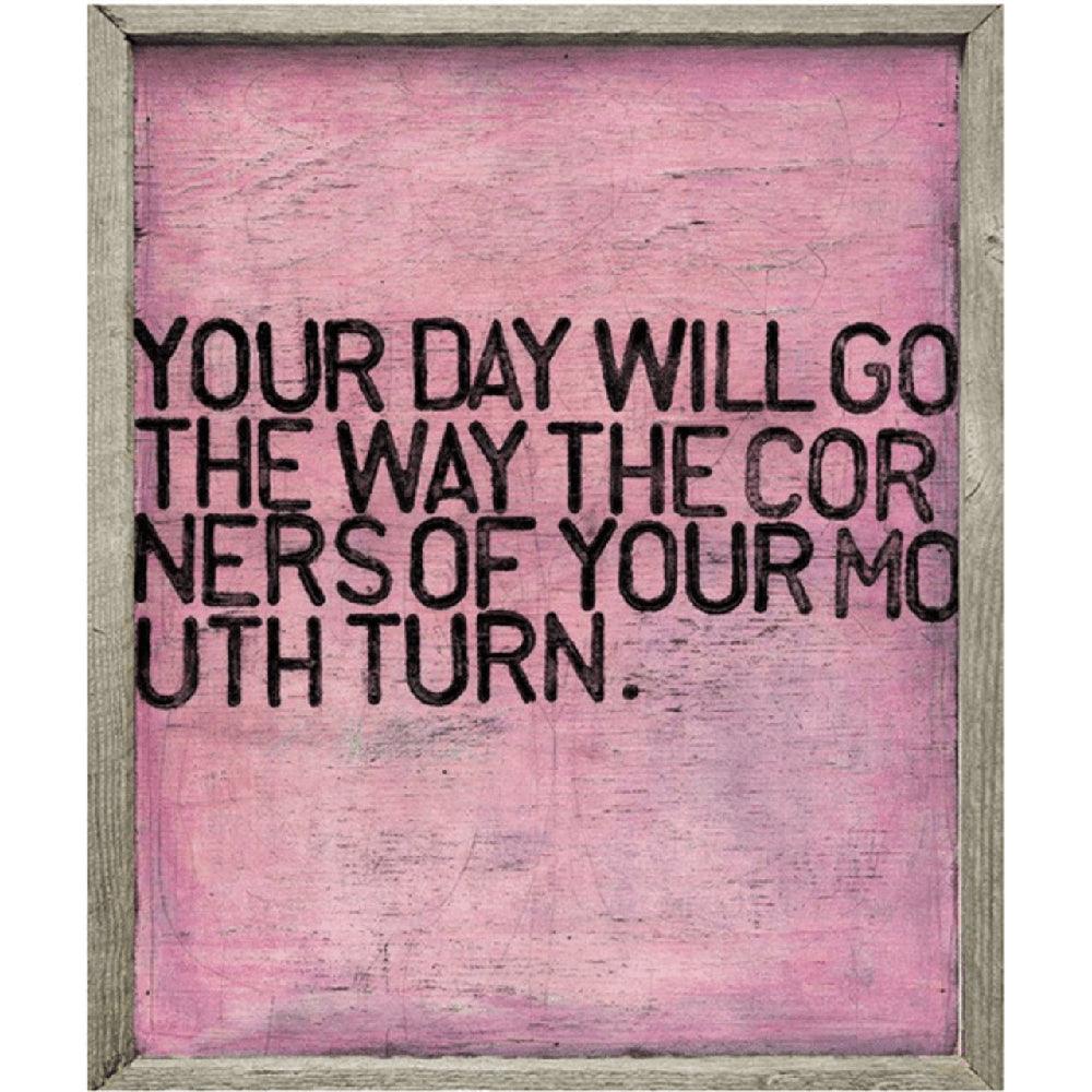 Inspiring Your Day Will Go Art Print - Motivational Wall Decor for Home, Office & Gifts - Perfect for Living Room, Bedroom & Workspace