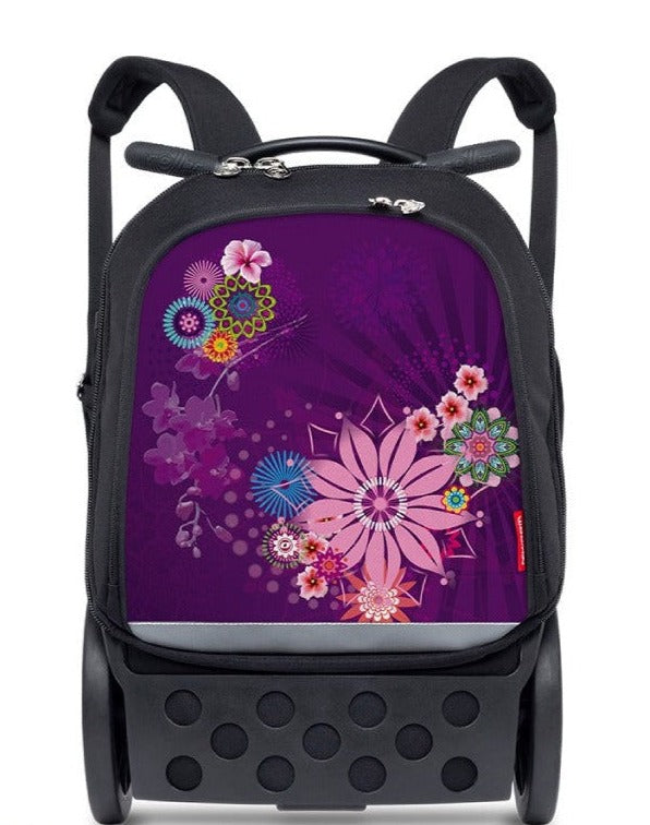 Nikidom Roller UP Trolley School Backpack - Lightweight Expandable Travel Luggage for Kids & Teens - Perfect for School, Travel, and Daily Commute