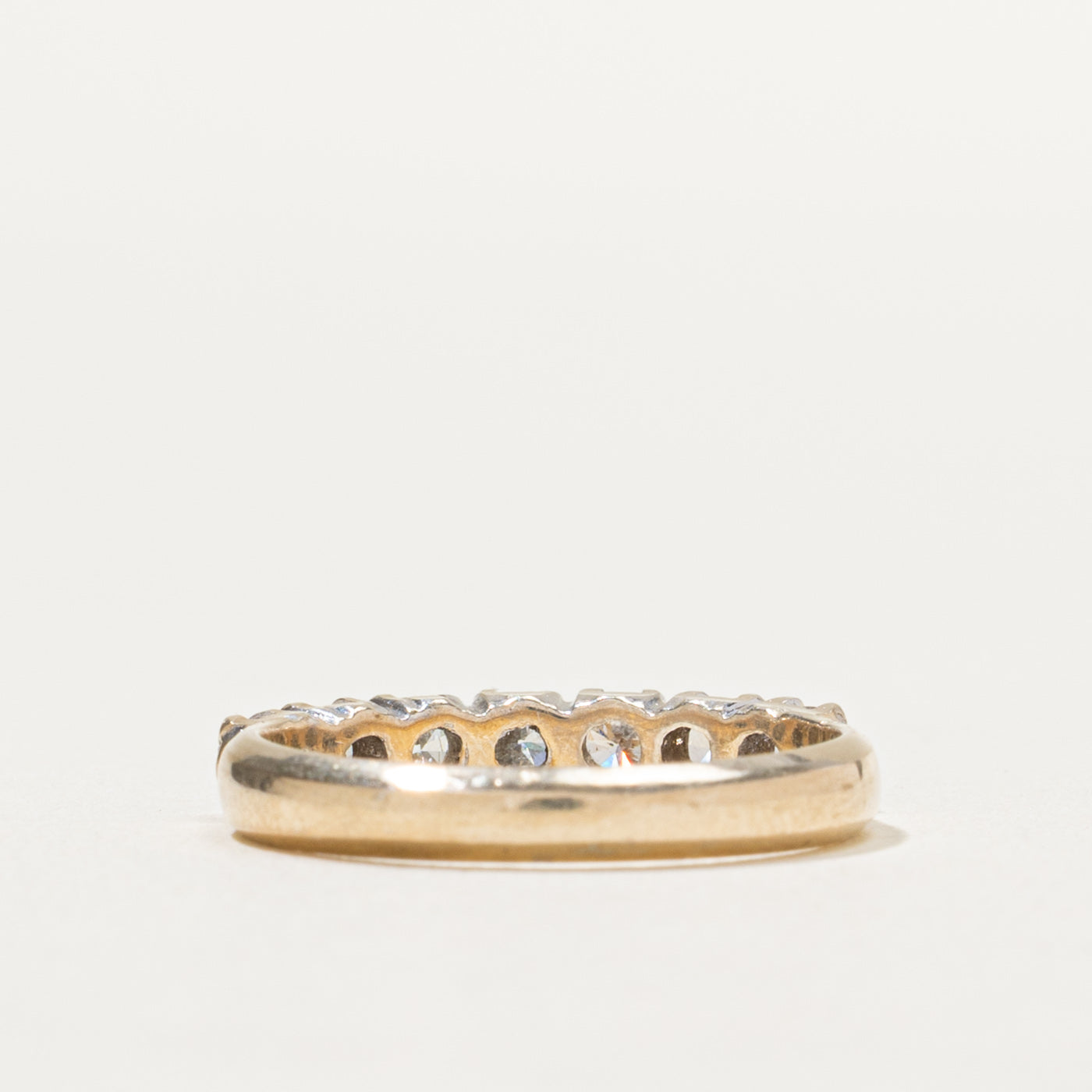 Semi Eternity Diamond Wedding Band Ring | 0.50ctw | Size 5.75 | Perfect for Anniversary, Engagement & Bridal Jewelry Gifts