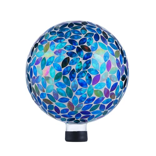 Blue Pearlized Petals Design