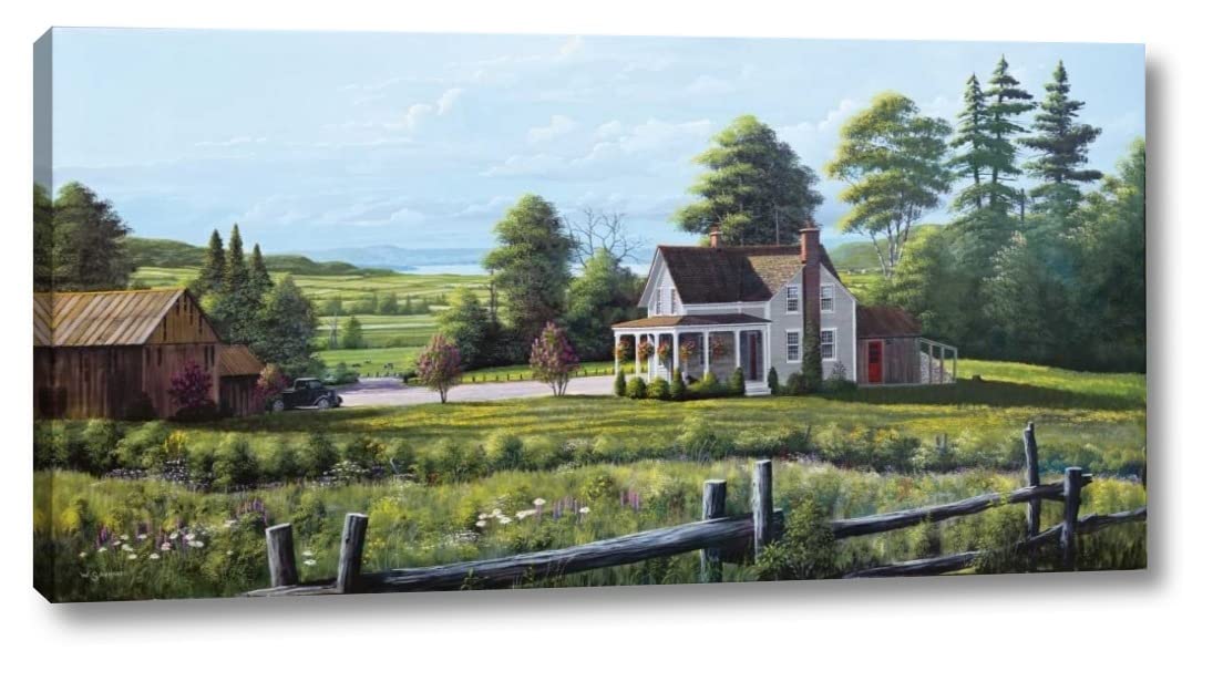 Bill Saunders Hanging Basket Canvas Art Print - 19