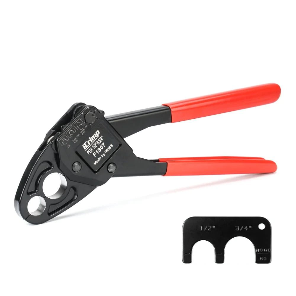 Professional Angle PEX Crimp Tool Kit for 1/2