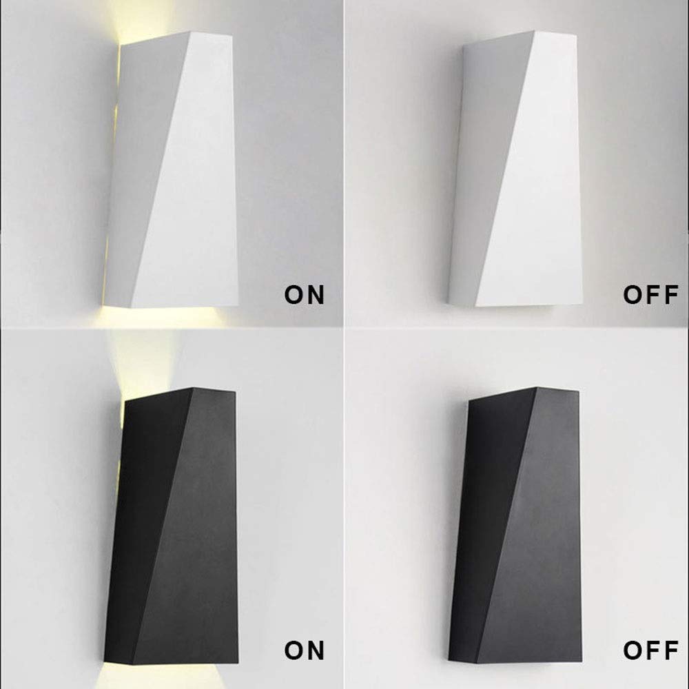 Modern LED Wall Mounted Light Fixture - Indoor Wall Lamp for Bedroom, Bathroom, Kitchen & Living Room - Energy Saving Reading Light with Simple Design - Perfect for Home, Office and Cafe Lighting