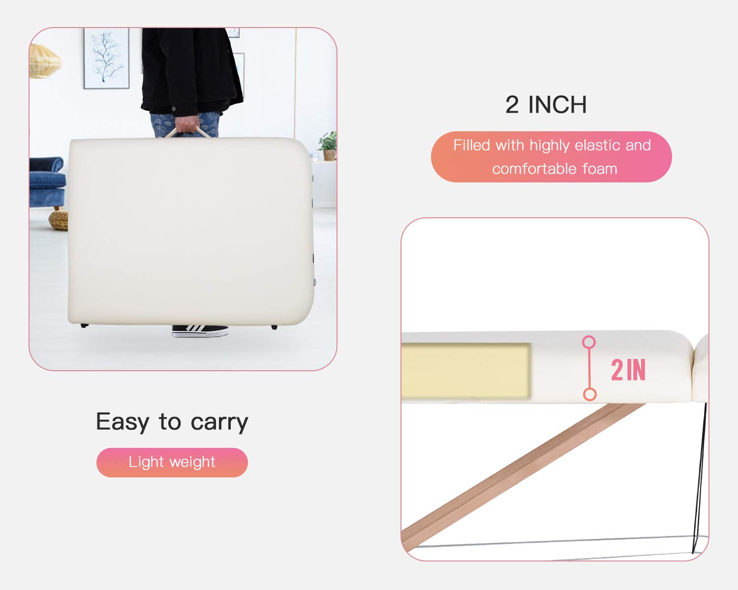 Premium Portable Foldable Massage Table - 73