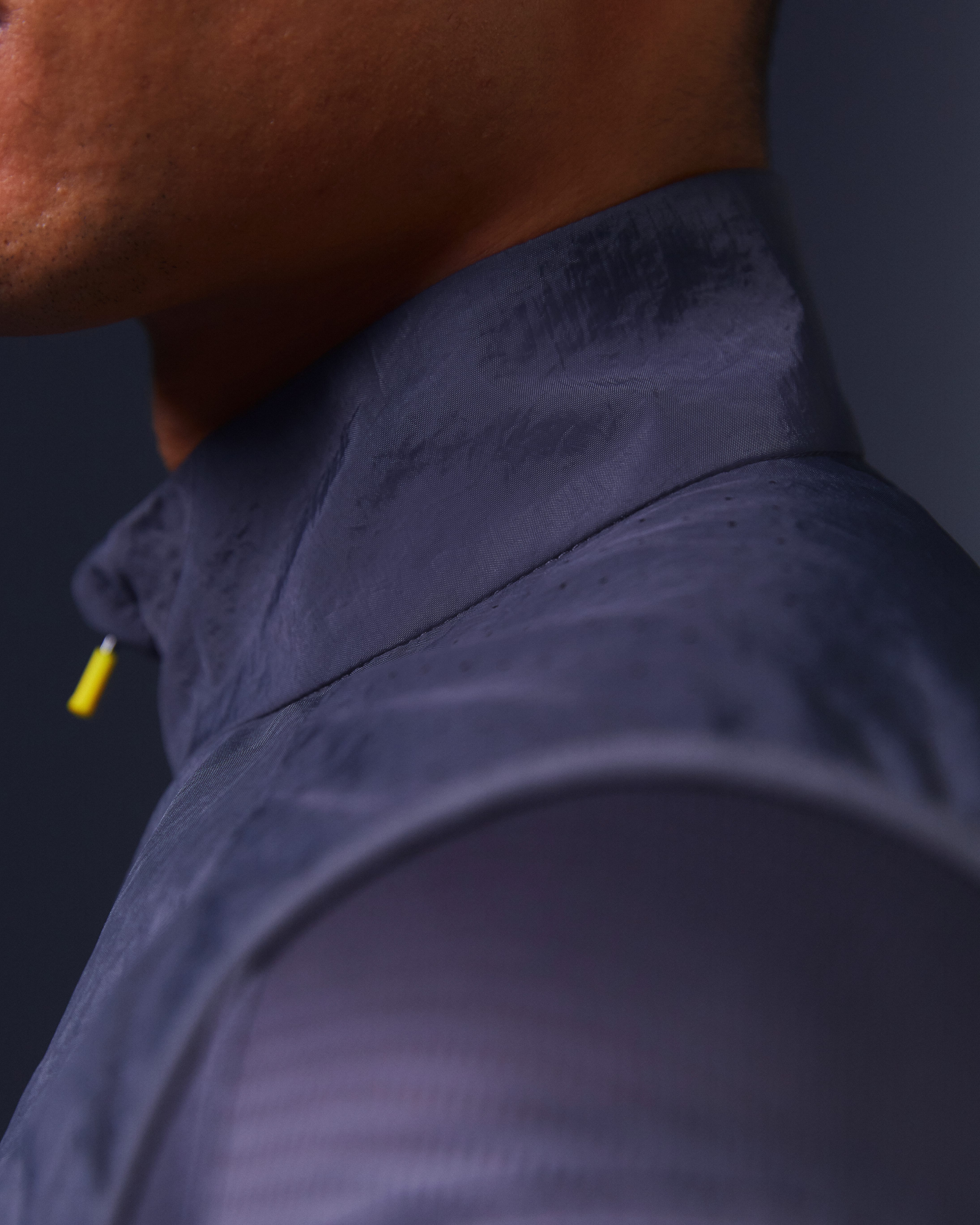 SRG 01 Men's Lightweight Vest Jacket - Grey & Yellow Color Block Design for Outdoor Hiking, Running & Casual Wear