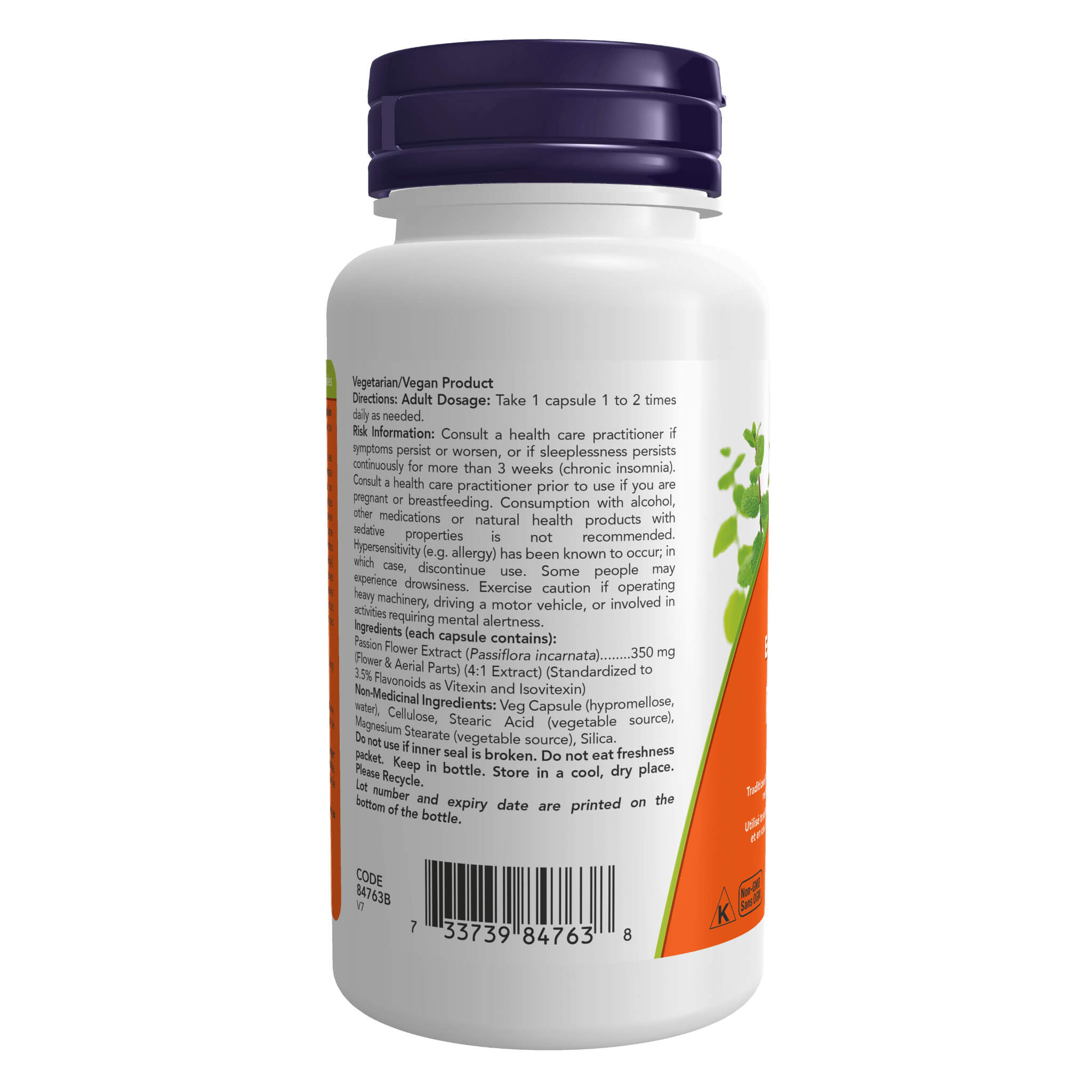 Premium Passion Flower Extract 350mg Capsules - Natural Stress Relief & Sleep Aid Supplement for Relaxation & Anxiety Support - Perfect for Daily Wellness & Nighttime Use