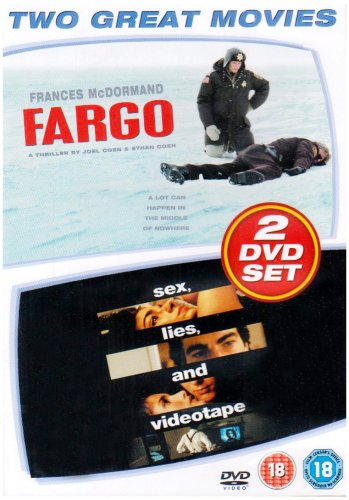 Fargo / Sex, Lies and Videotape - English Import DVD - Classic Crime Drama & Psychological Thriller Movies for Movie Night & Film Collection