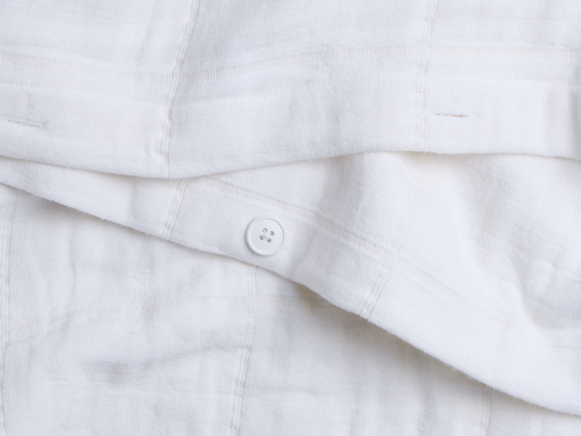 Breathable White Terrace Gauze Duvet Cover Set - Lightweight & Soft Bedding for Summer - Perfect for Guest Rooms, Vacation Homes & Boho Chic Bedrooms