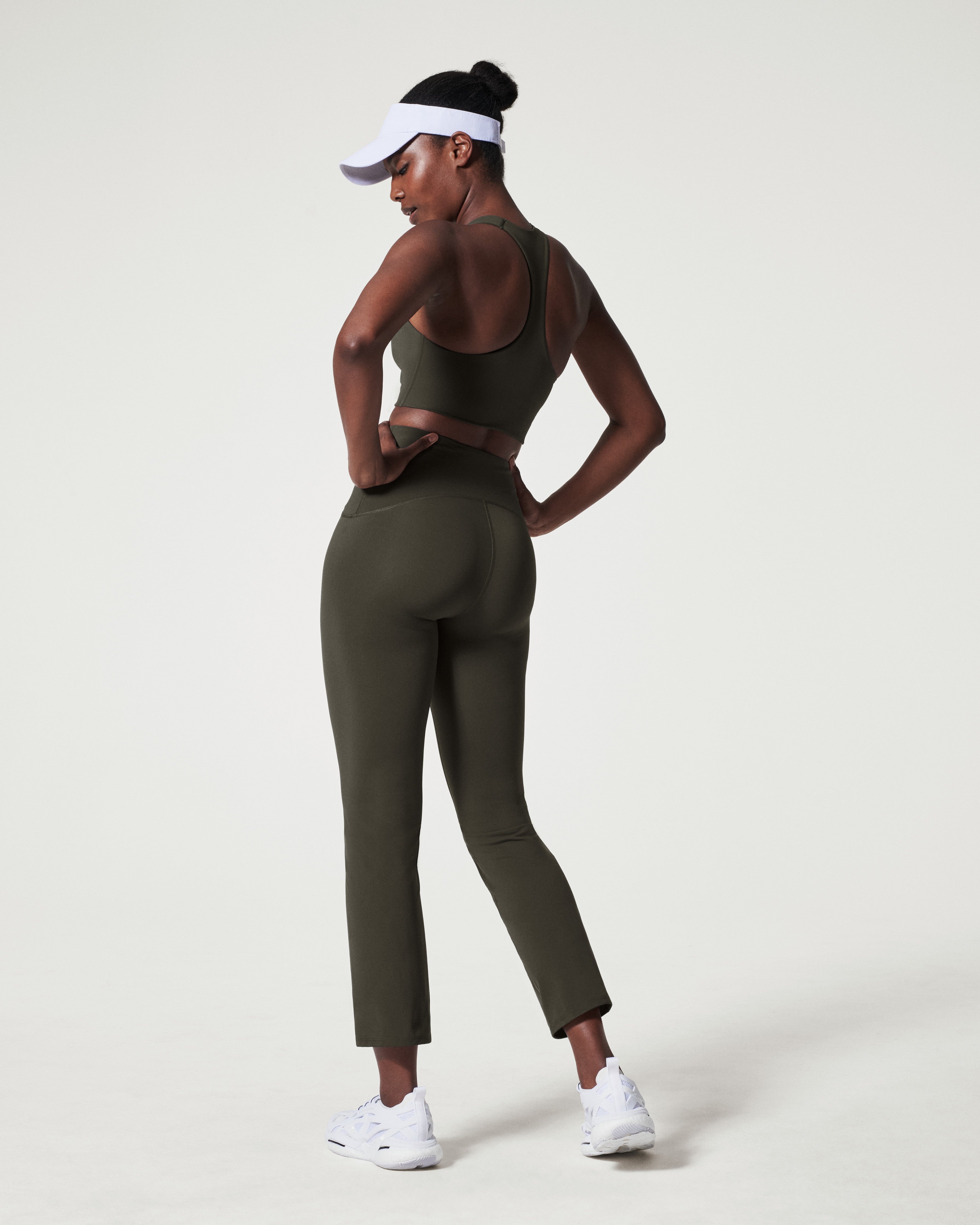 SPANX Shape™ Get Moving Longline Sports Bra - High Support Workout Bra for Women - Perfect for Running, Yoga & Gym