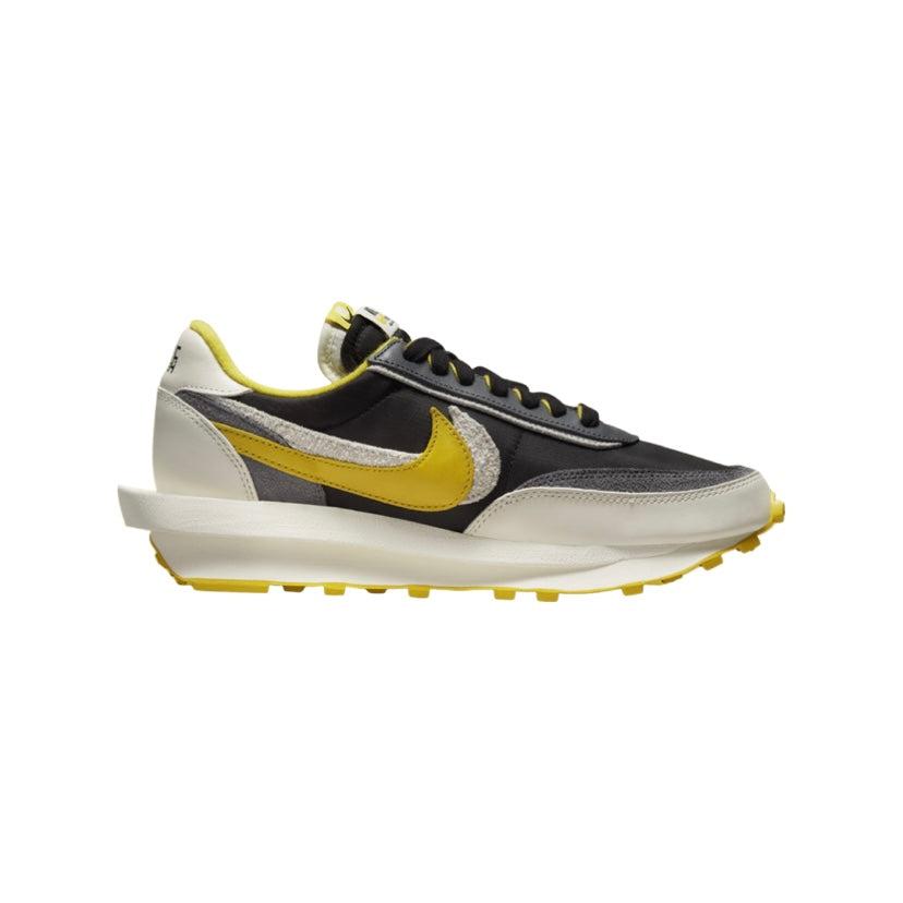 Nike x Sacai x Undercover LD Waffle Sneakers - Black & Bright Citron Colorway - Limited Edition Collaboration - Perfect for Streetwear & Casual Fashion