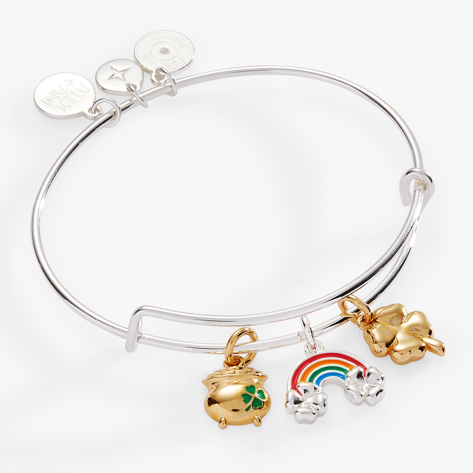 End of the Rainbow Multi Charm Bangle - Stylish Adjustable Bracelet for Women | Perfect for Everyday Wear, Gifts & Special Occasions