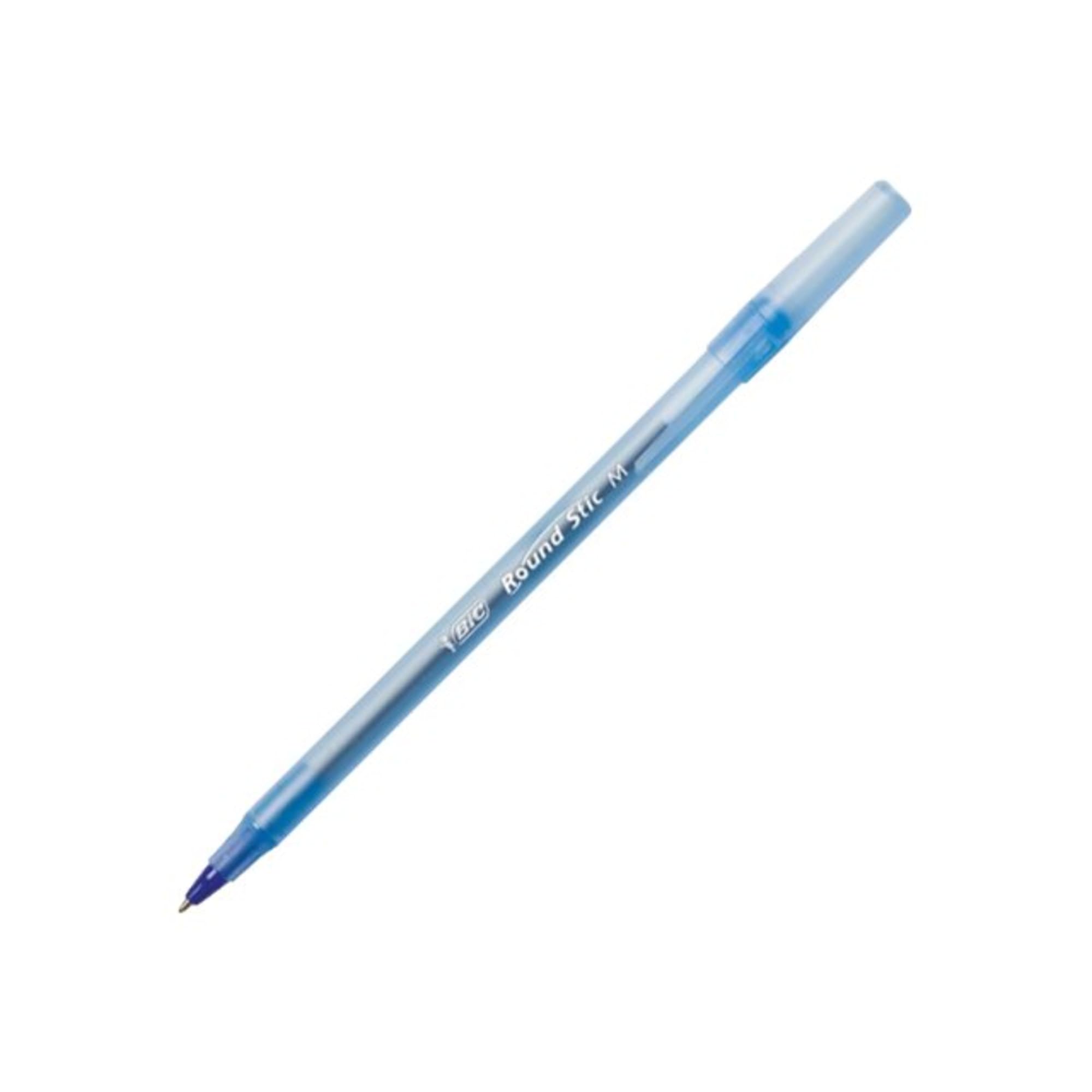 BIC Round Stic Xtra Life Red Ballpoint Pens, Medium Point 1.0mm - 10-Pack Bulk Pens for Smooth Writing | Comfortable Grip & Long-Lasting Ink | Perfect for Office, School & Home Use | #1 Best Selling Ballpoint Pens