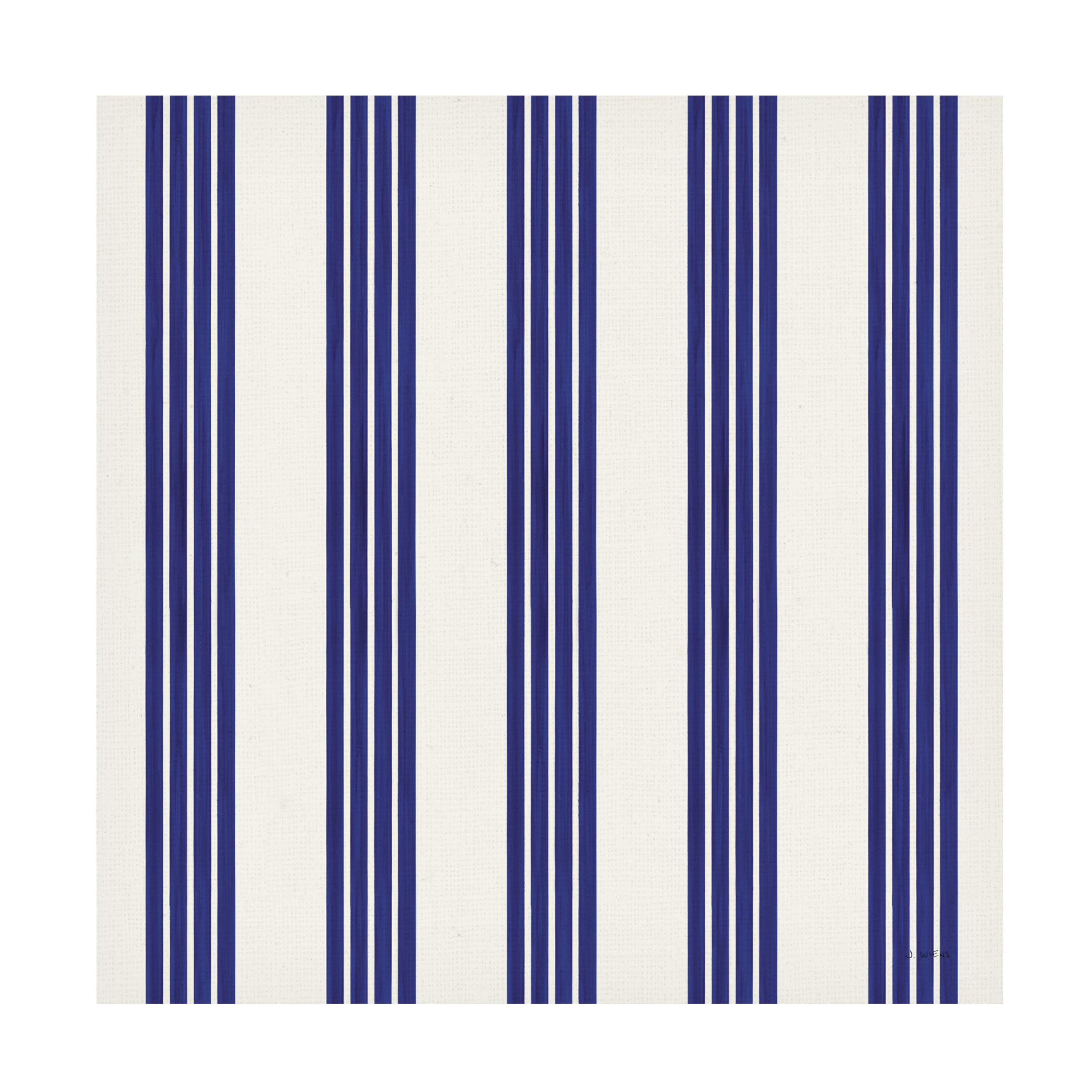 James Wiens 'Beach Time Pattern IIA' Canvas Wall Art Print - Coastal Decor for Living Room, Bedroom & Beach House