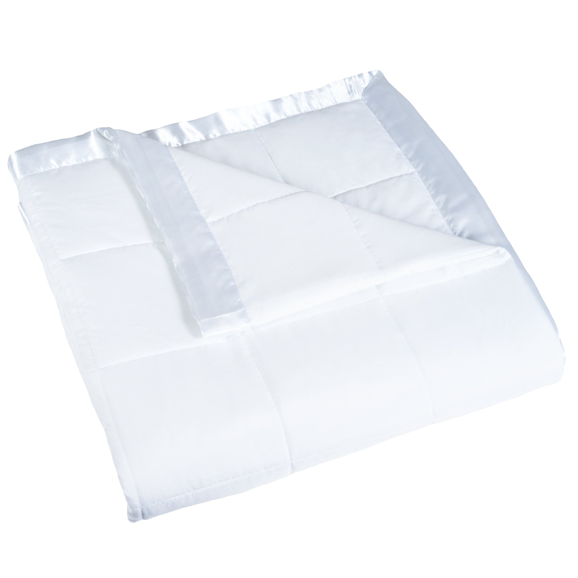 Bedford Home White Alternative Blanket - King Size, Soft & Cozy - Perfect for Bed, Sofa, and Travel Use
