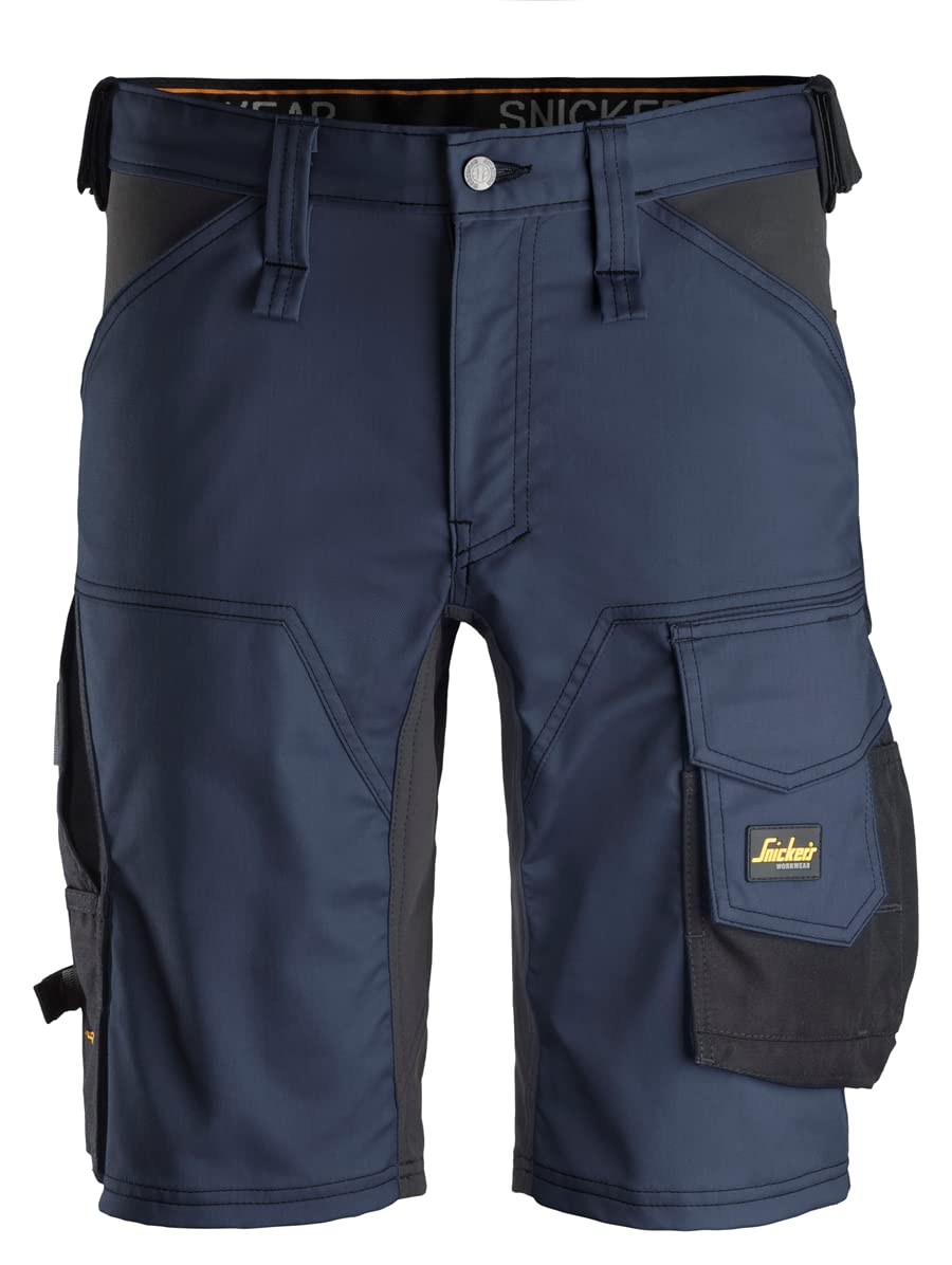 Snickers Workwear AllroundWork 11 Inch Slim Fit Stretch Work Shorts 6143 - Durable & Comfortable Men's Work Shorts for Construction, Landscaping & Outdoor Jobs